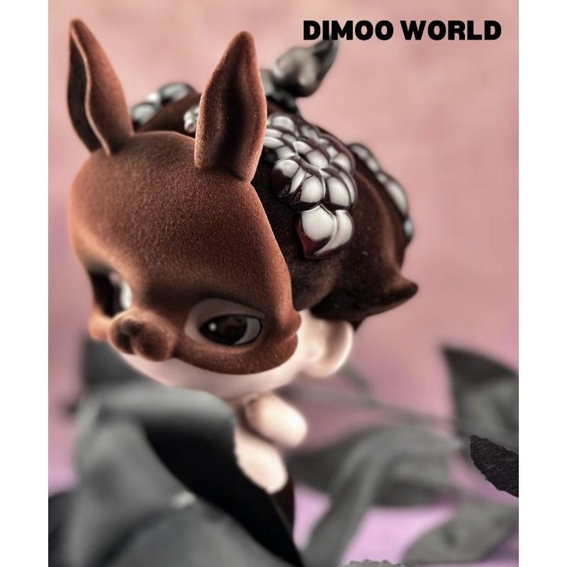 DIMOO Angry Rabbit Limited Edition Collectible Figure - Cute Anime-Inspired Decor for Home, Office & Gamer Setup