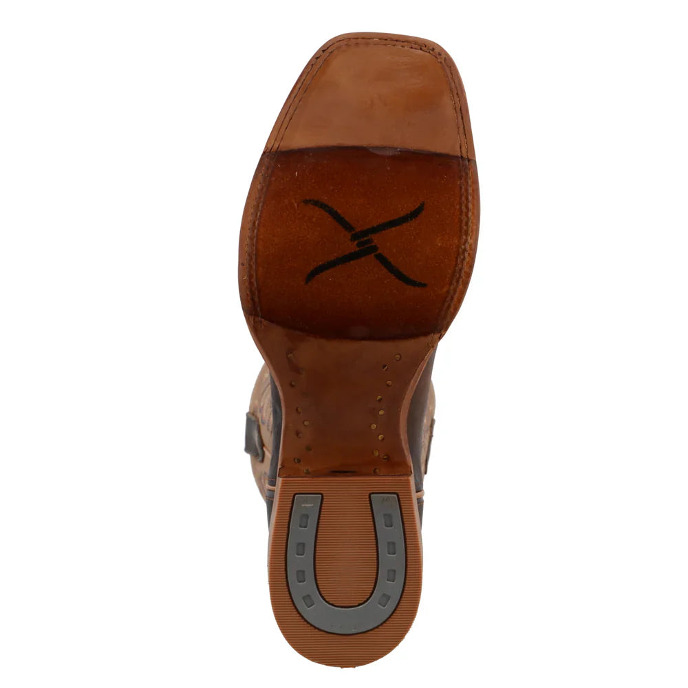 Men's 12 Rancher Boots - Durable Leather Work Boots for Men | Comfortable & Stylish Cowboy Boots for Outdoor Work, Hiking & Western Fashion