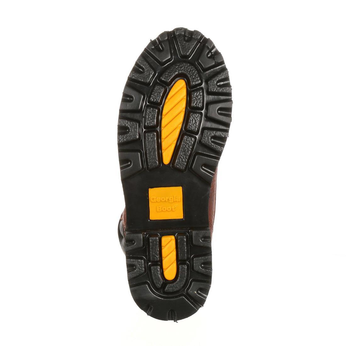 6-Inch Steel Toe Work Boots with Internal Metatarsal Guard - Heavy Duty Safety Shoes for Construction, Warehouse & Industrial Work