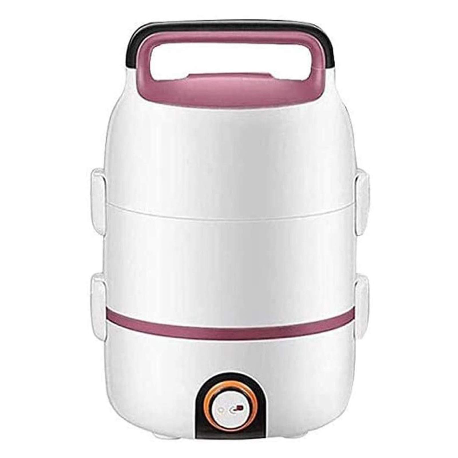 2L Electric Lunch Box - Portable 2-Layer Stainless Steel Food Warmer with 200W Heating, Bento Container & Rice Cooker | Perfect for Office, School, Travel & Meal Prep