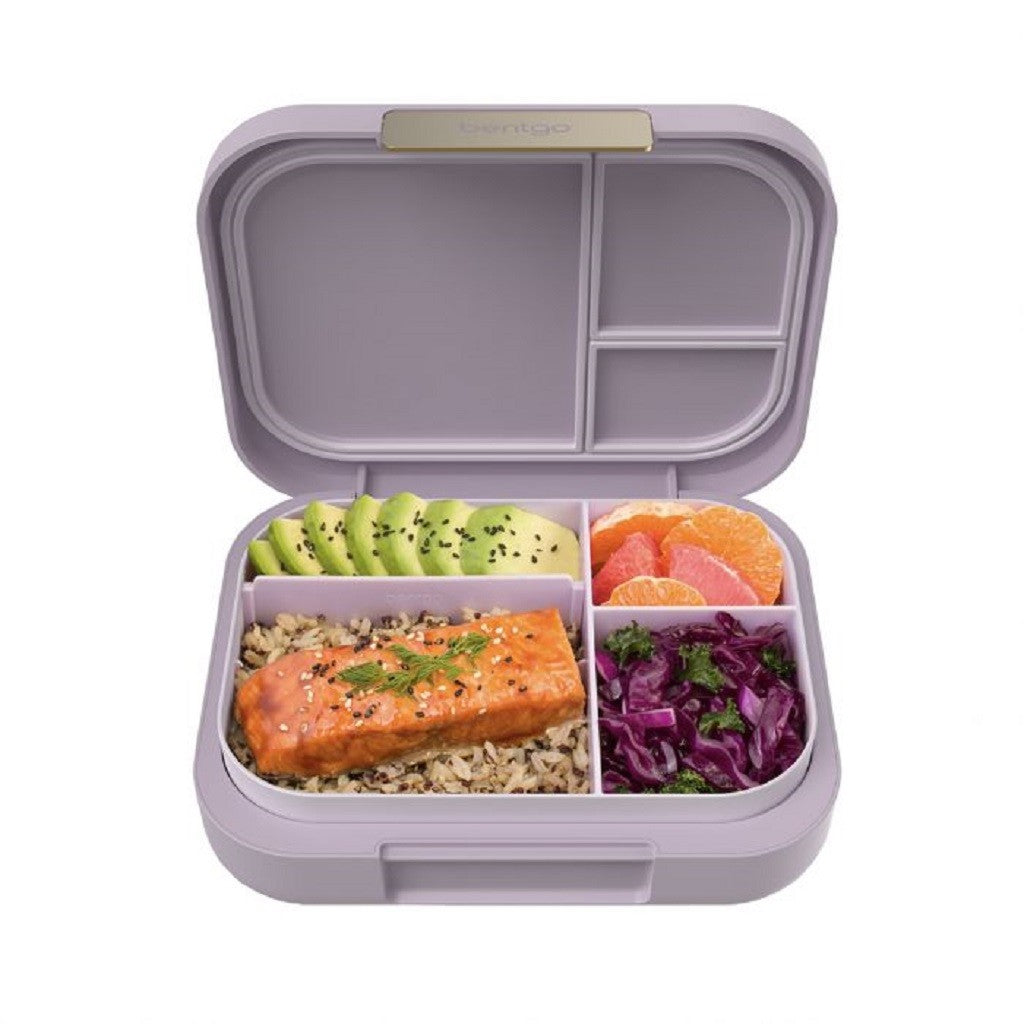 Bentgo Modern Insulated Lunch Box - Leak-Proof, BPA-Free, 5-Compartment Meal Prep Container for Work, School & Travel - Orchid Purple (Ideal for Adults & Kids)