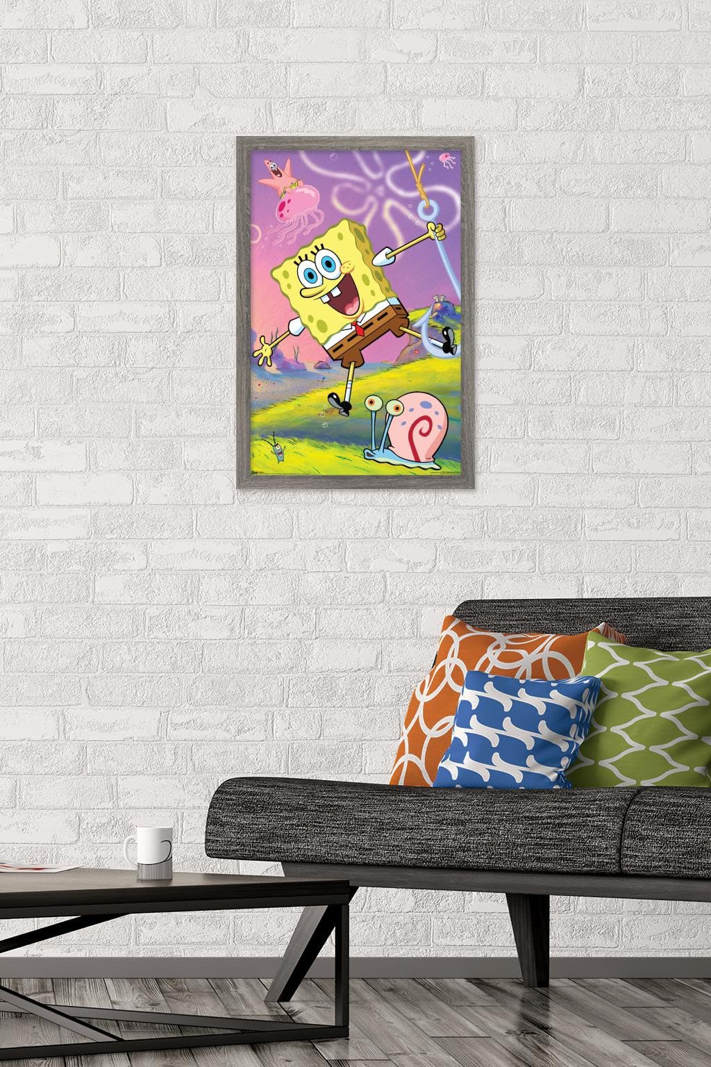 Trendy Nickelodeon Spongebob SquarePants Wall Poster - 14.725