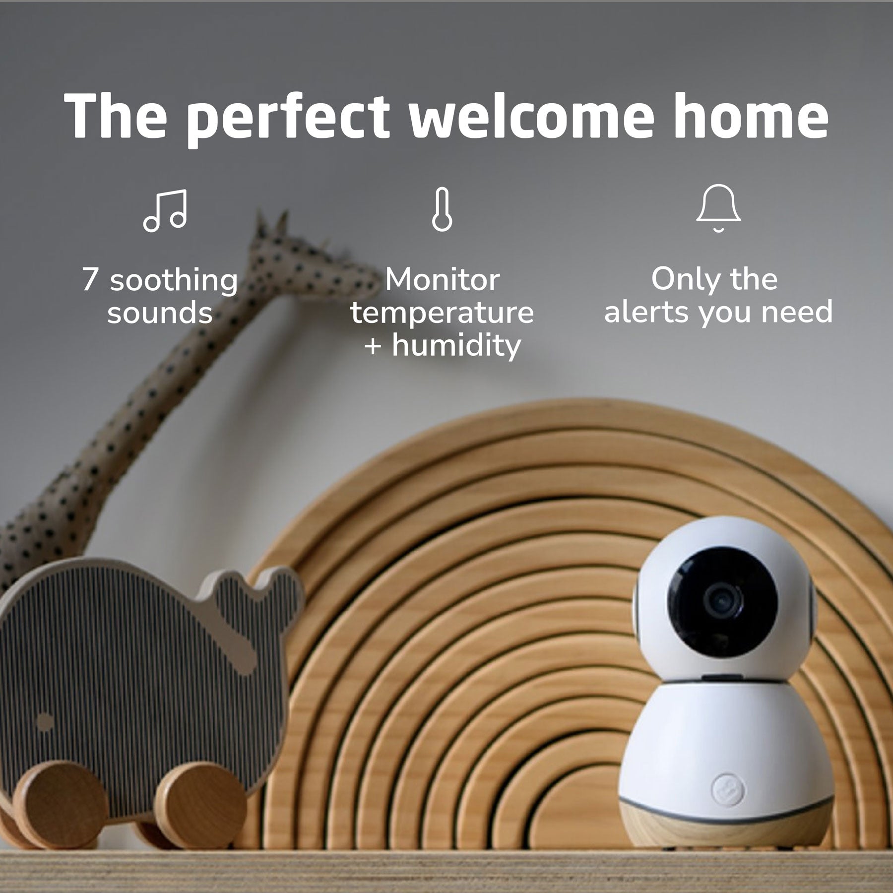 Maxi Cosi See Pro Baby Monitor with HD Video, Night Vision & Two-Way Audio - Ideal for Nursery, Travel & Home Use