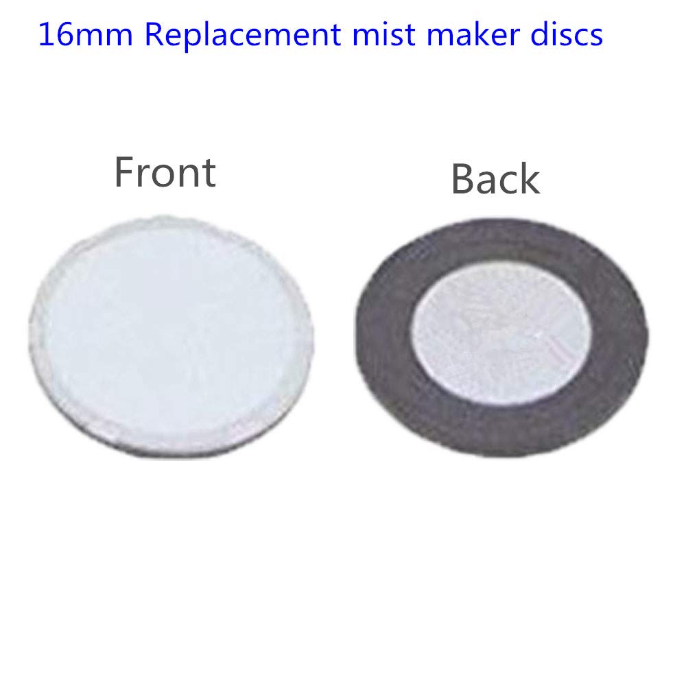 16mm Ultrasonic Mist Maker Disk Fogger - Ceramic Disc Replacement for Humidifiers with Tool Kit | Perfect for Home Spa, Aromatherapy & Indoor Plant Humidification