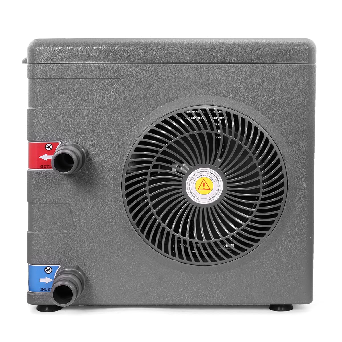 XtremepowerUS 14,800 BTU/HR Pool Heat Pump for Above Ground Pools up to 4,000 Gallons - Titanium Heat Exchanger, 115V - Perfect for Extending Swimming Season & Maintaining Comfortable Water Temperature