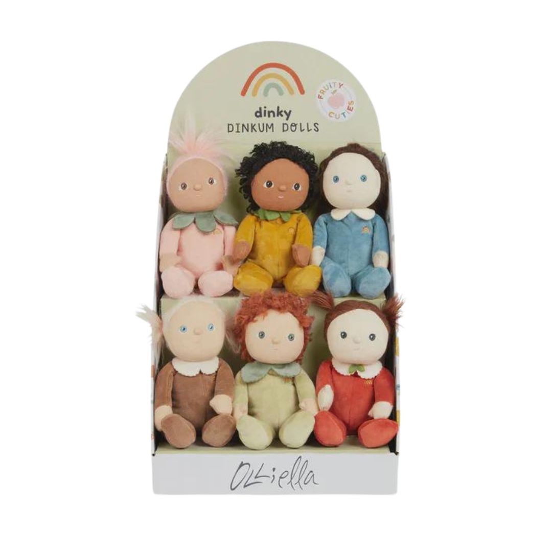 Dinky Dinkums Fruity Cuties - Colorful Fun Kids Toys for Creative Play | Perfect for Birthday Gifts, Party Favors & Early Learning Activities