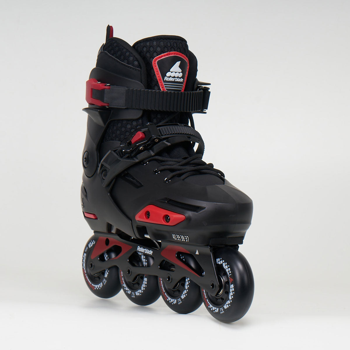 Rollerblade Apex Junior Inline Skates for Kids - Black & Red Adjustable Roller Skates with Comfortable Fit | Perfect for Outdoor Sports, Skate Parks & Family Fun Activities