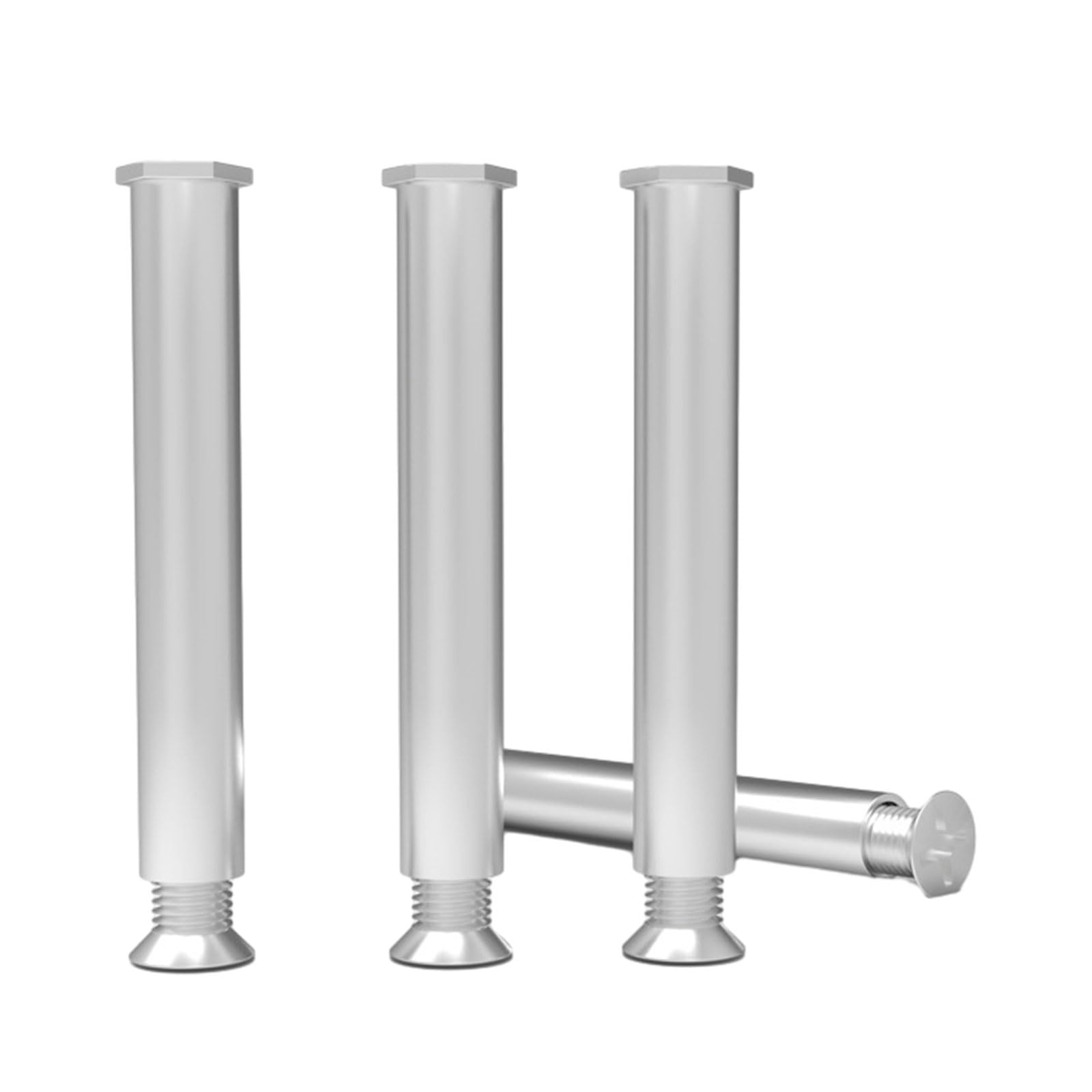 MLWSKERTY 4-Pack 25mm Flat Head Computer Fan Screws - Long Replacement Screws for PC Cooling Fans - Perfect for DIY PC Builds & Fan Installations