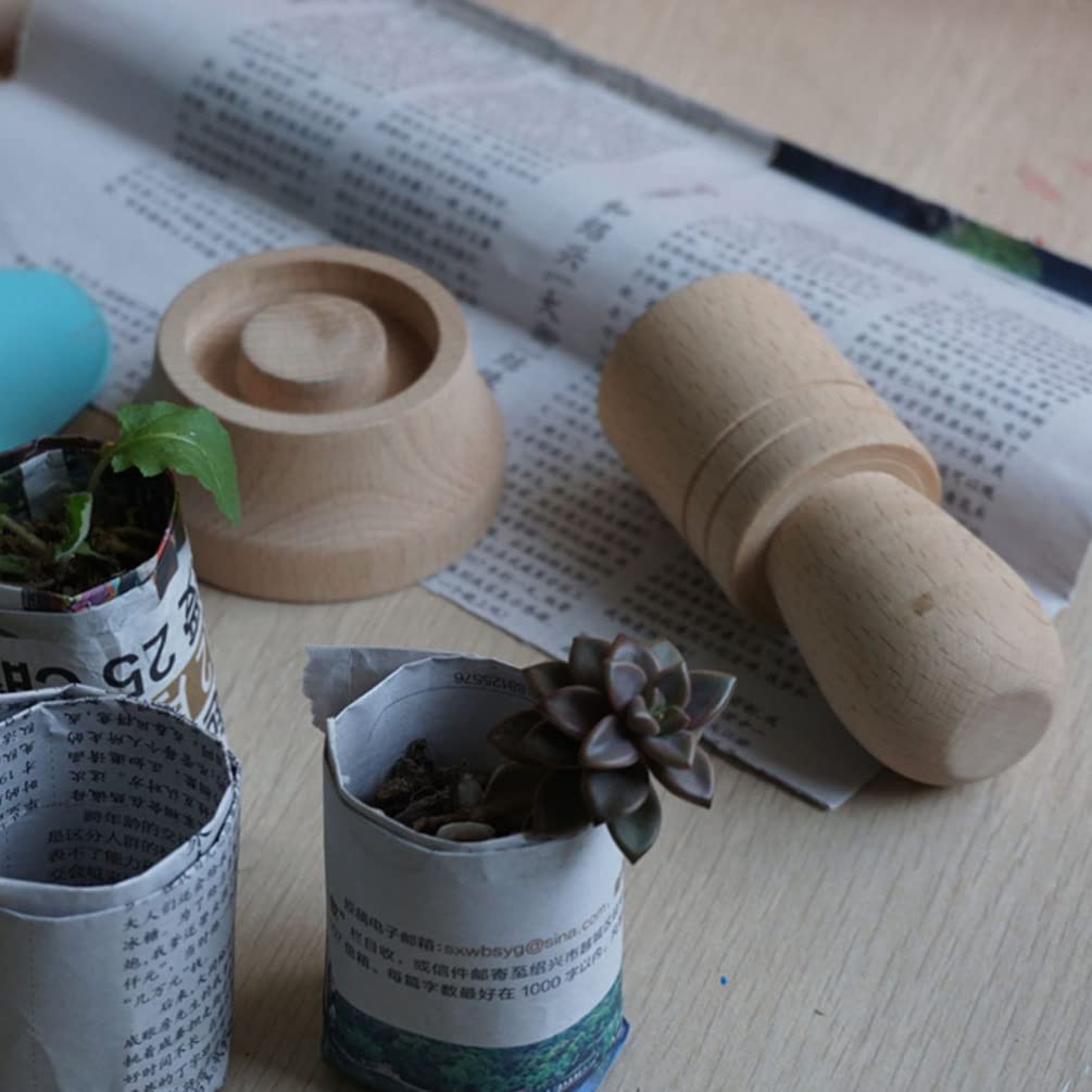 DIY Biodegradable Paper Pot Maker for Seedlings - Eco-Friendly Plant Starter Pots for Gardening & Indoor Planting | Perfect for Home Garden, Herbs, and Organic Farming