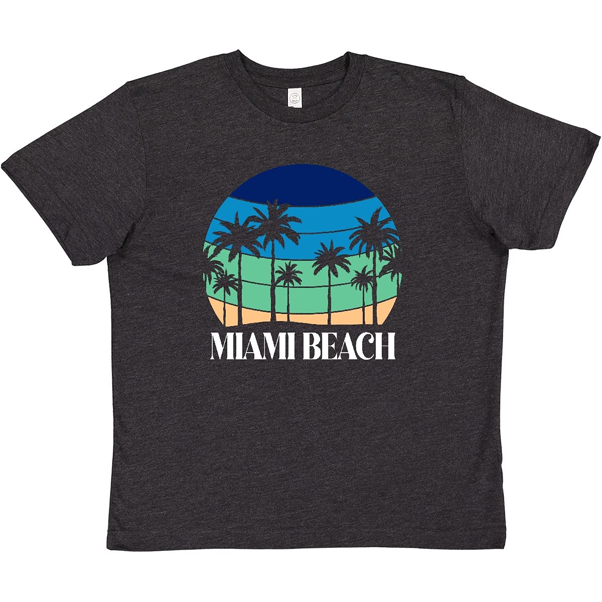 Inktastic Miami Beach Florida Vacation Youth T-Shirt - Comfortable Kids Travel Tee for Summer Trips & Beach Holidays | Perfect for Family Vacations, Florida Getaways & Tropical Theme Parties