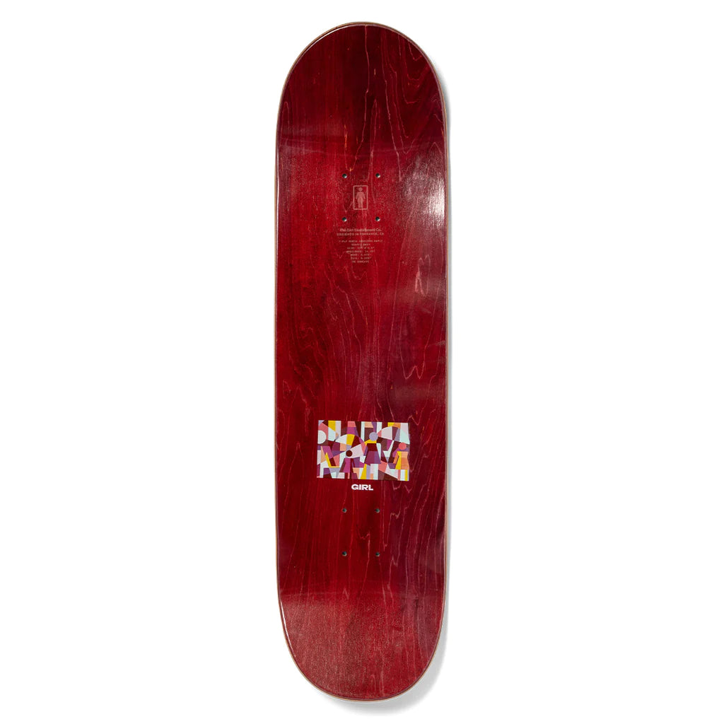 Bennett Emergence Deck 8 - Premium Skateboard Deck for Girls | Perfect for Street Skating & Park Tricks