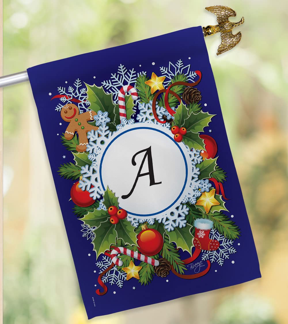 Winter Wonderland Initial House Flag Set - 28