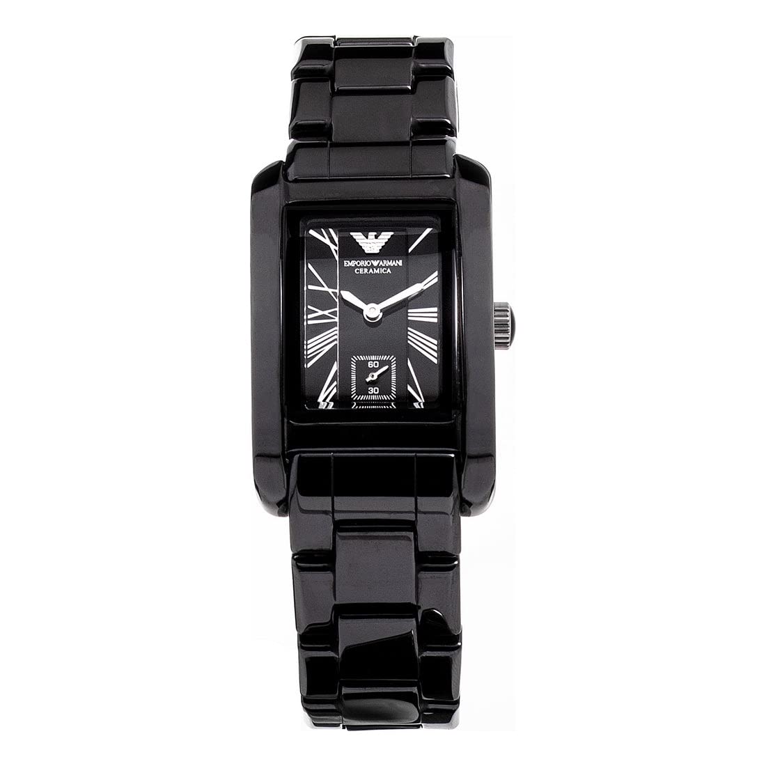 Emporio Armani AR1407 Black Ceramic Women's Watch - Stylish Luxury Timepiece for Everyday Wear & Special Occasions