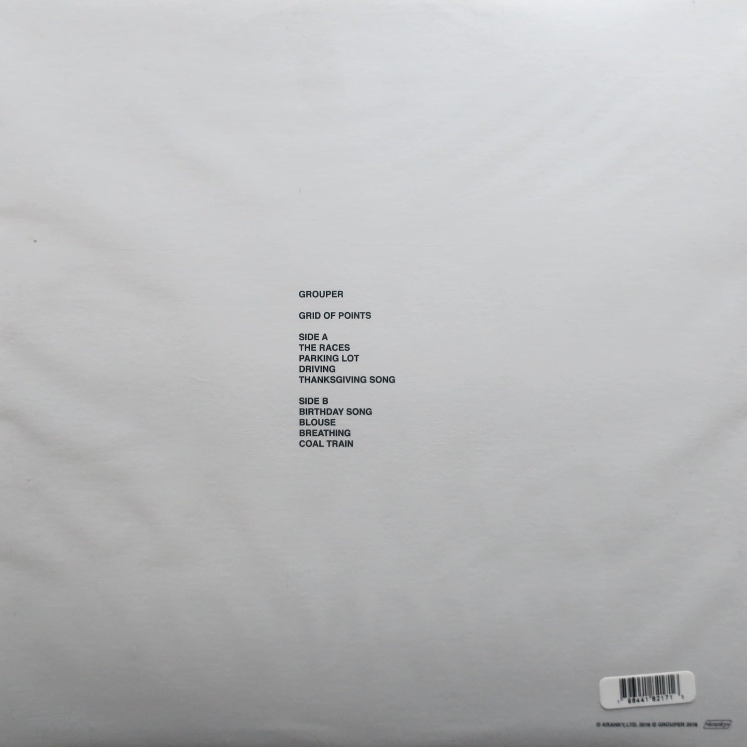 GROUPER 'Grid Of Points' Vinyl LP (2018) | Experimental Ambient Folk Music | Perfect for Meditation, Yoga & Relaxation