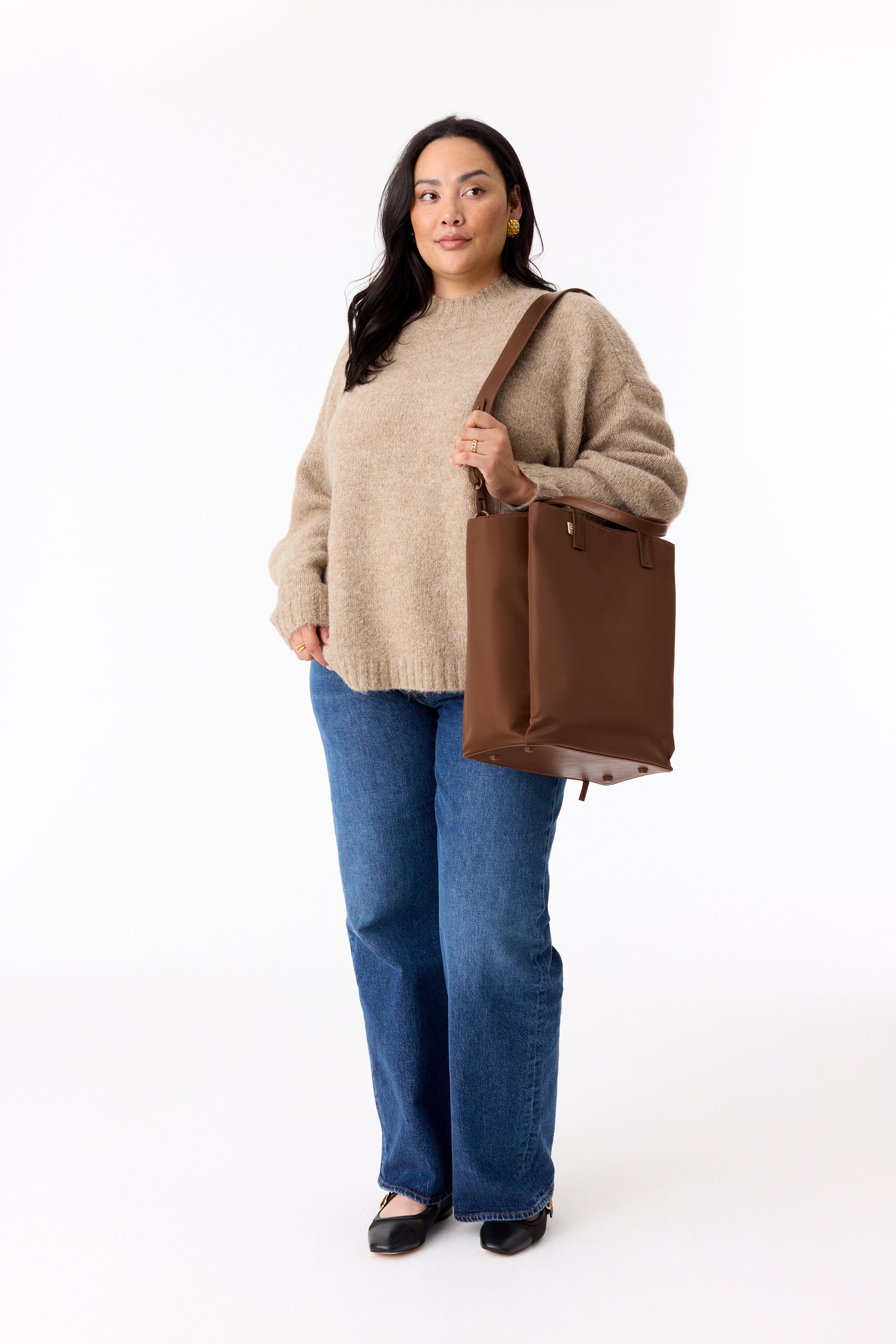 Premium Maple Wood Commuter Tote Bag - Stylish & Durable Work Bag for Women & Men - Perfect for Office, Travel & Everyday Use