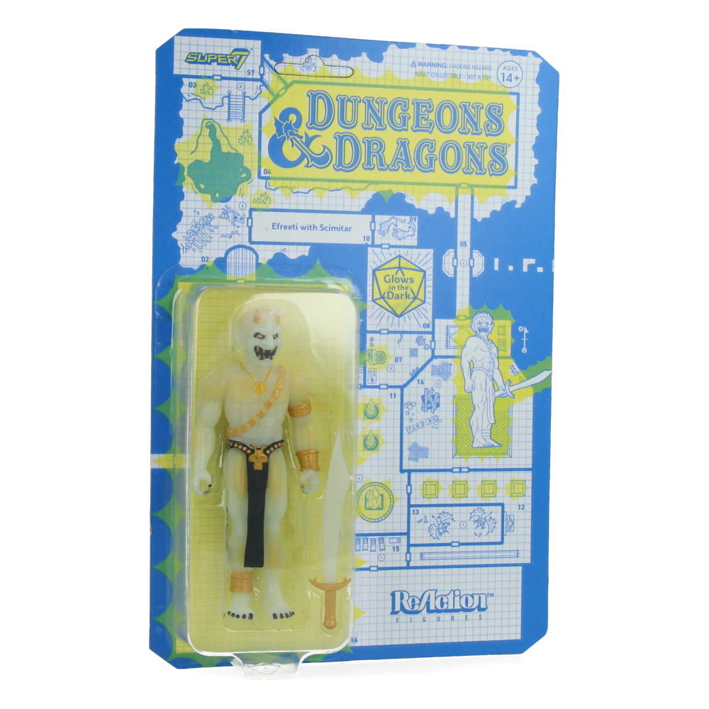 Efreeti Glow-in-the-Dark Dungeons & Dragons ReAction Figure - Wave 4 Collectible for Tabletop RPG Gaming & D&D Night Battles