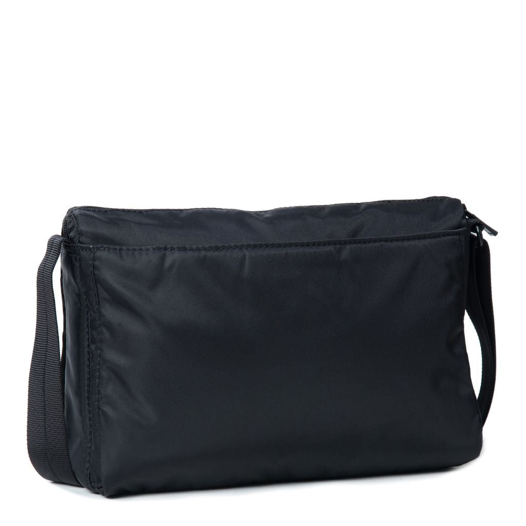 Hedgren Eye Medium RFID Blocking Crossbody Bag - Quilted Black Leather Purse for Women | Travel, Work & Everyday Use