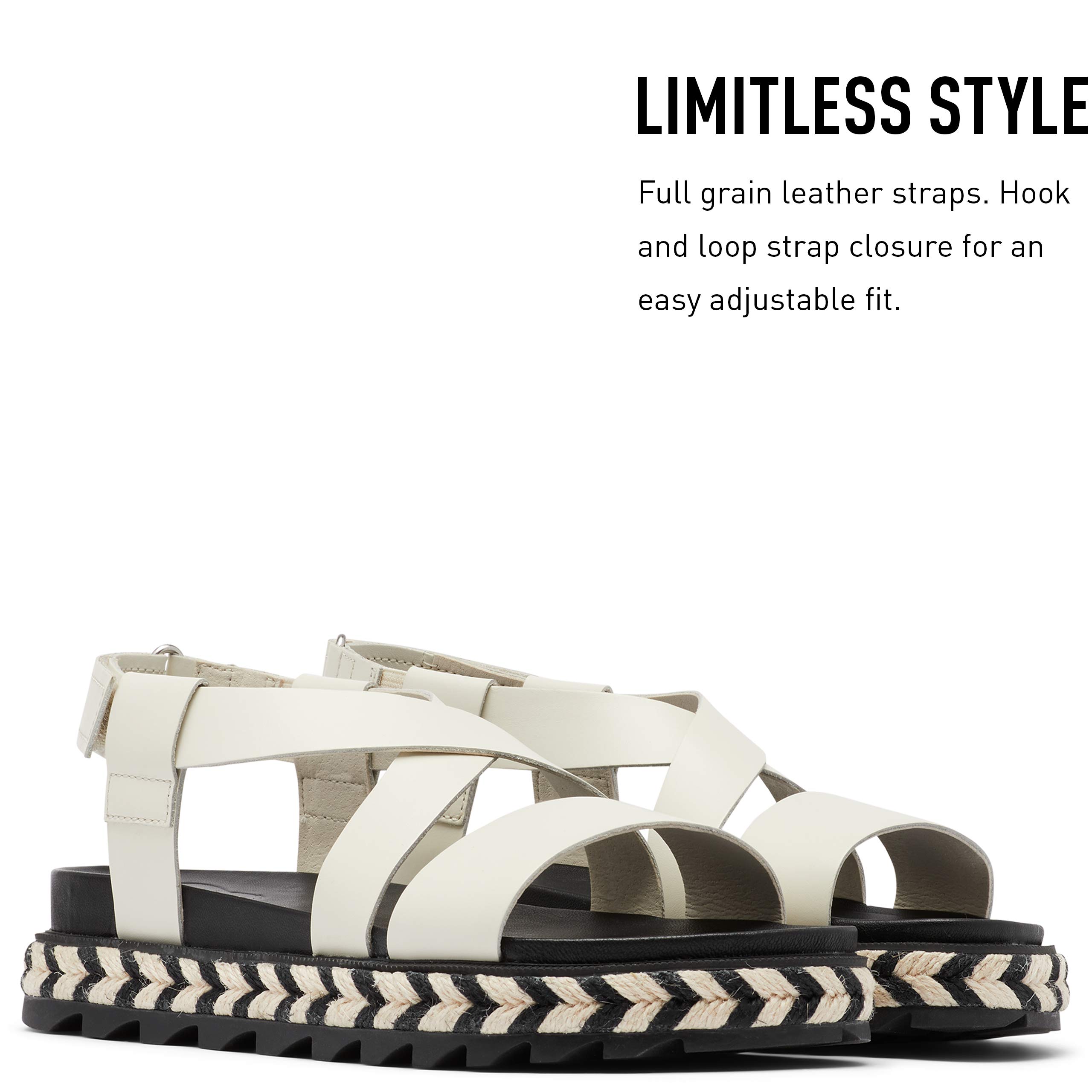 Sorel Women's Roaming Criss Cross Sandal - Comfortable Walking Sandals for Women, Lightweight & Supportive - Perfect for Beach, Travel & Summer Outfits