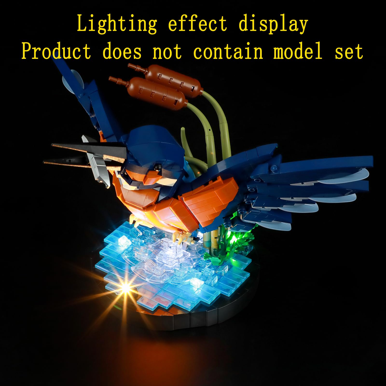 GEAMENT LED Lighting Kit for Lego Kingfisher Bird 10331 - Compatible with Lego Icons Set (Building Blocks Not Included) - Perfect for Home Decoration, Model Display & Gift Giving