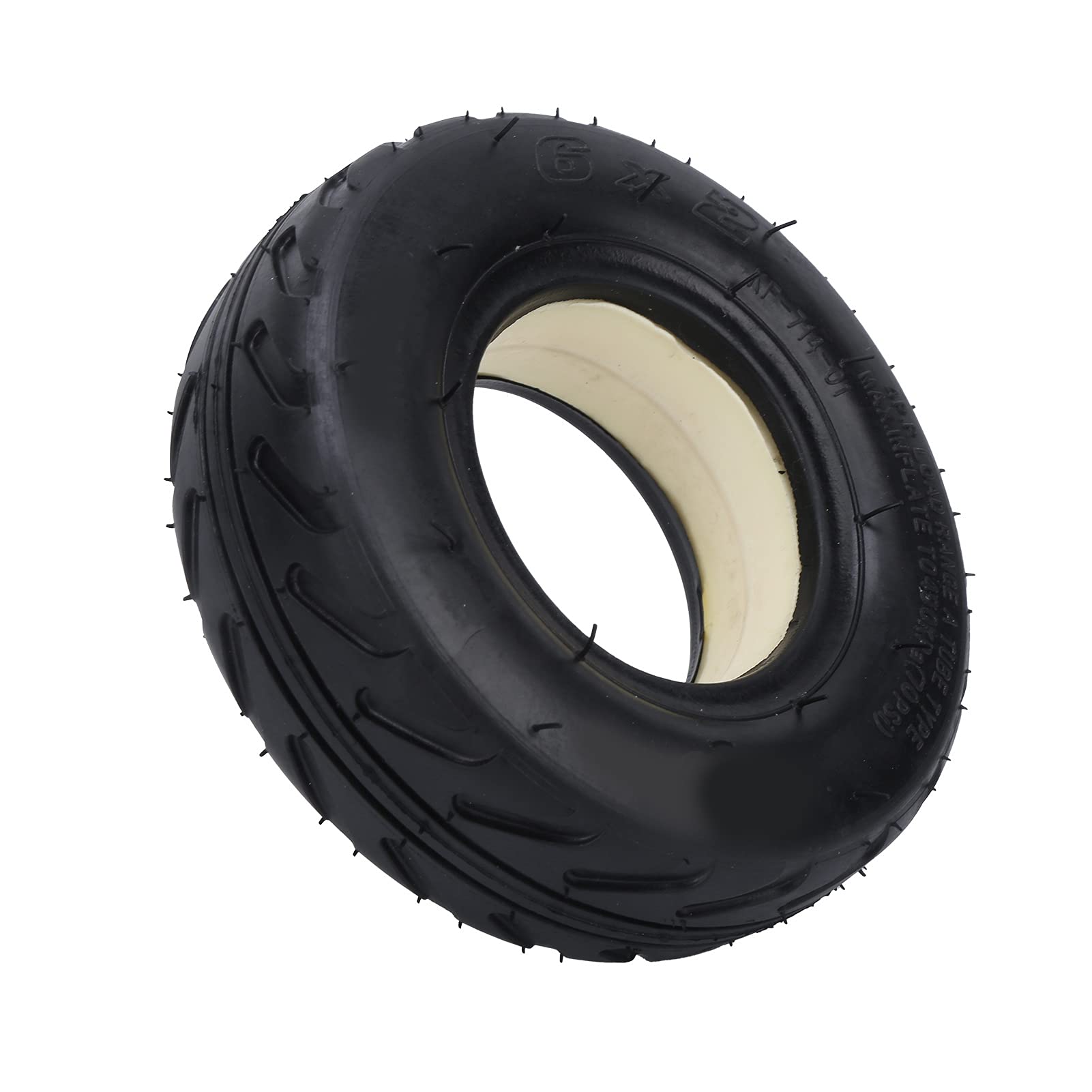 BRDI 6X2 Solid Tire Electric Scooter - Anti-Slip, Durable, Widened & Thickened Rubber Tires for Ride Scooters - Perfect for Snow, Rain & All-Weather Commuting