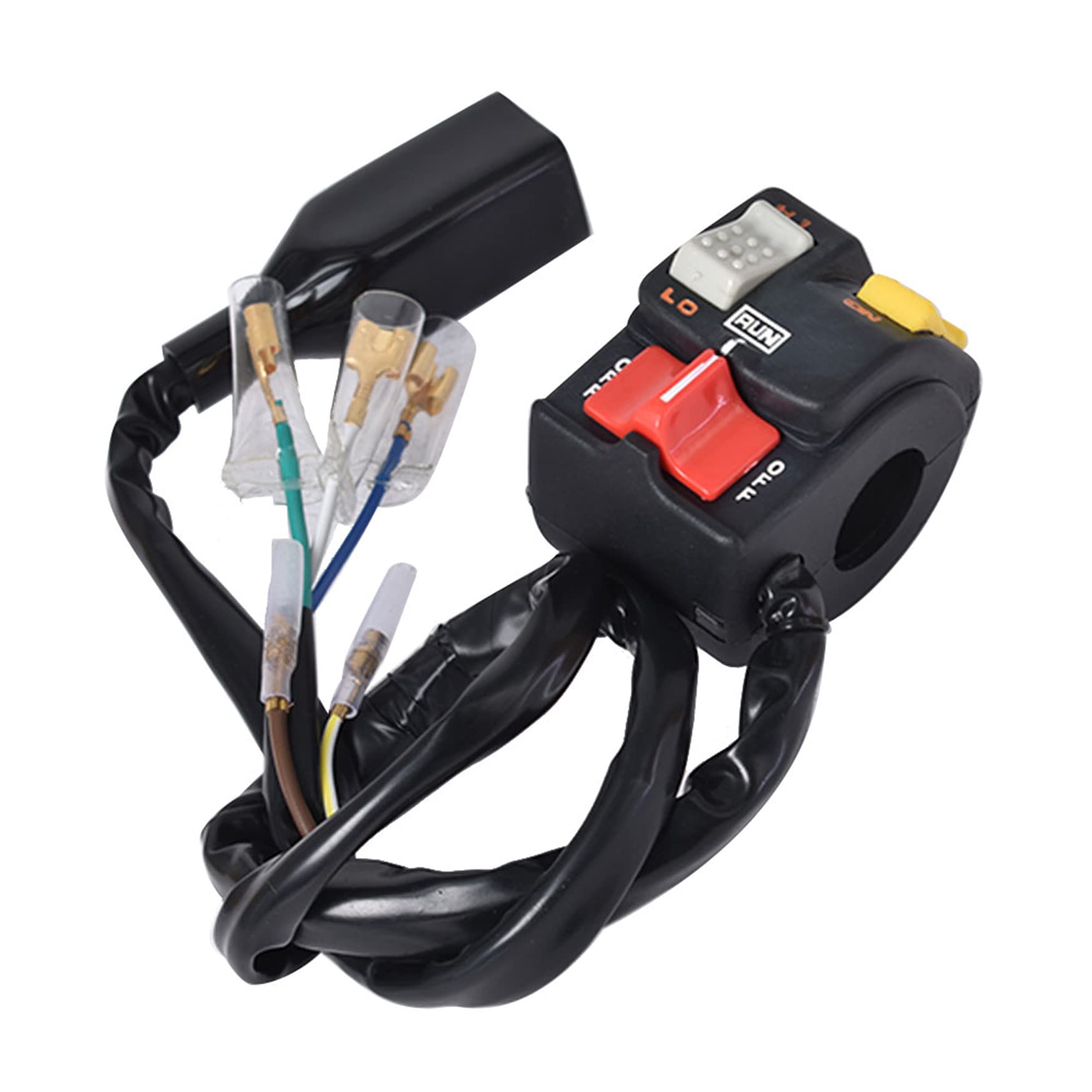 WFLNHB Motorcycle Ignition Switch with Kill Light - Compatible with Honda ATC350X ATC 350X (1986 Model) - Durable Replacement Part for Off-Road ATV & Dirt Bike Riding