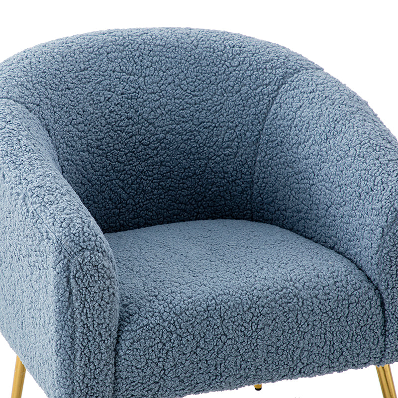Bari Barrel Armchair - Modern Upholstered Accent Chair for Living Room, Bedroom & Office - Comfortable Lounge Seating with Stylish Design
