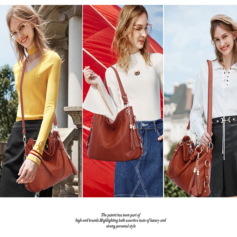 Stylish Women's Top Handle Shoulder Bag - Fashionable Satchel Handbag & Tote Purse for Work, Travel, and Daily Use