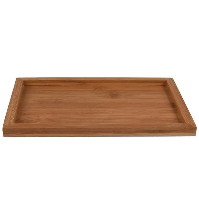 Comatec 10-Piece Bamboo Serving Trays Set - Eco-Friendly Wooden Appetizer Plates for Party, Wedding, and Home Entertaining - Perfect for Charcuterie, Cheese, and Dessert Display