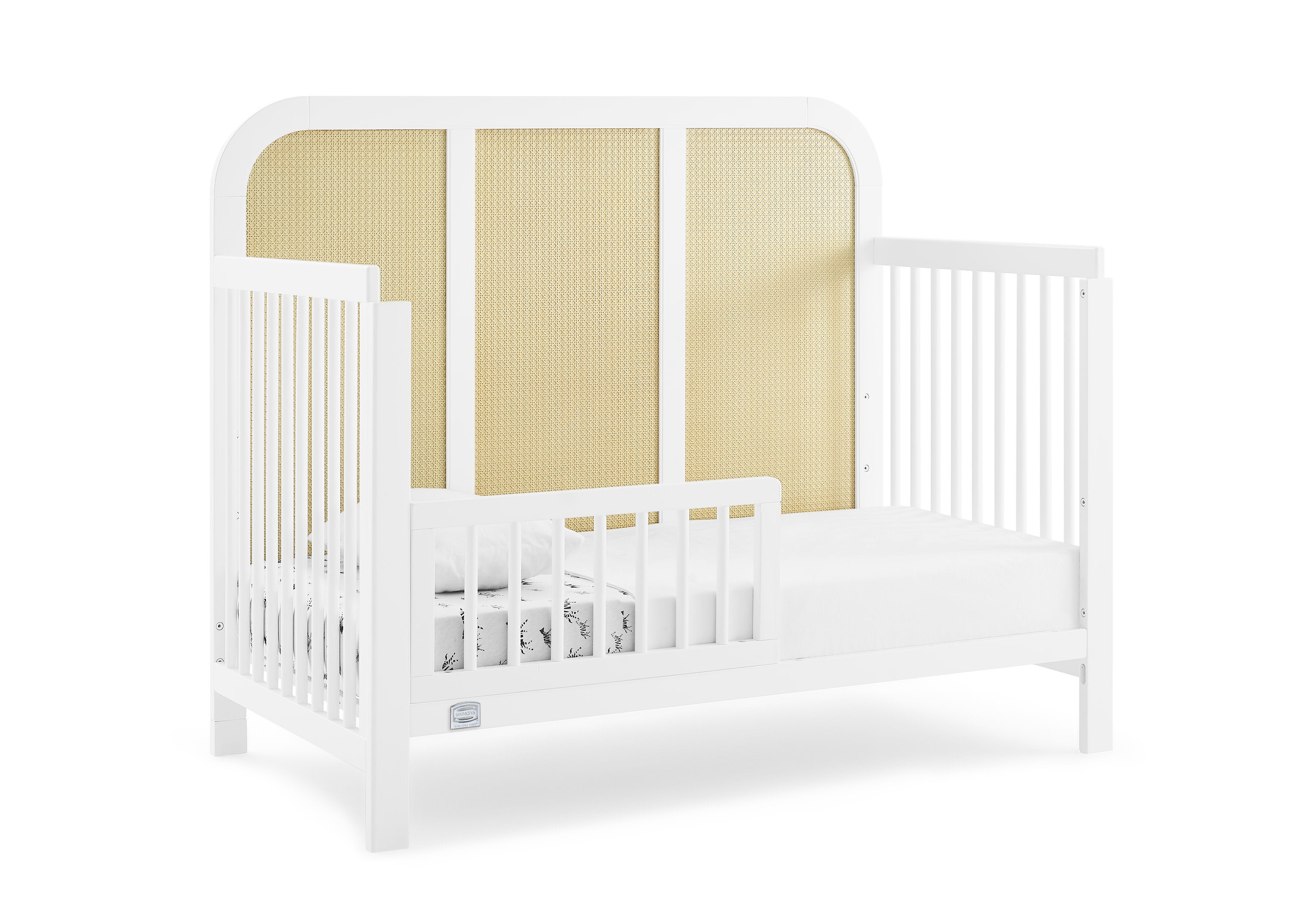 Theo 6-in-1 Convertible Baby Crib - Toddler Bed, Daybed & Full Size Bed | Nursery Furniture for Boys & Girls | Perfect for Newborns to Teens