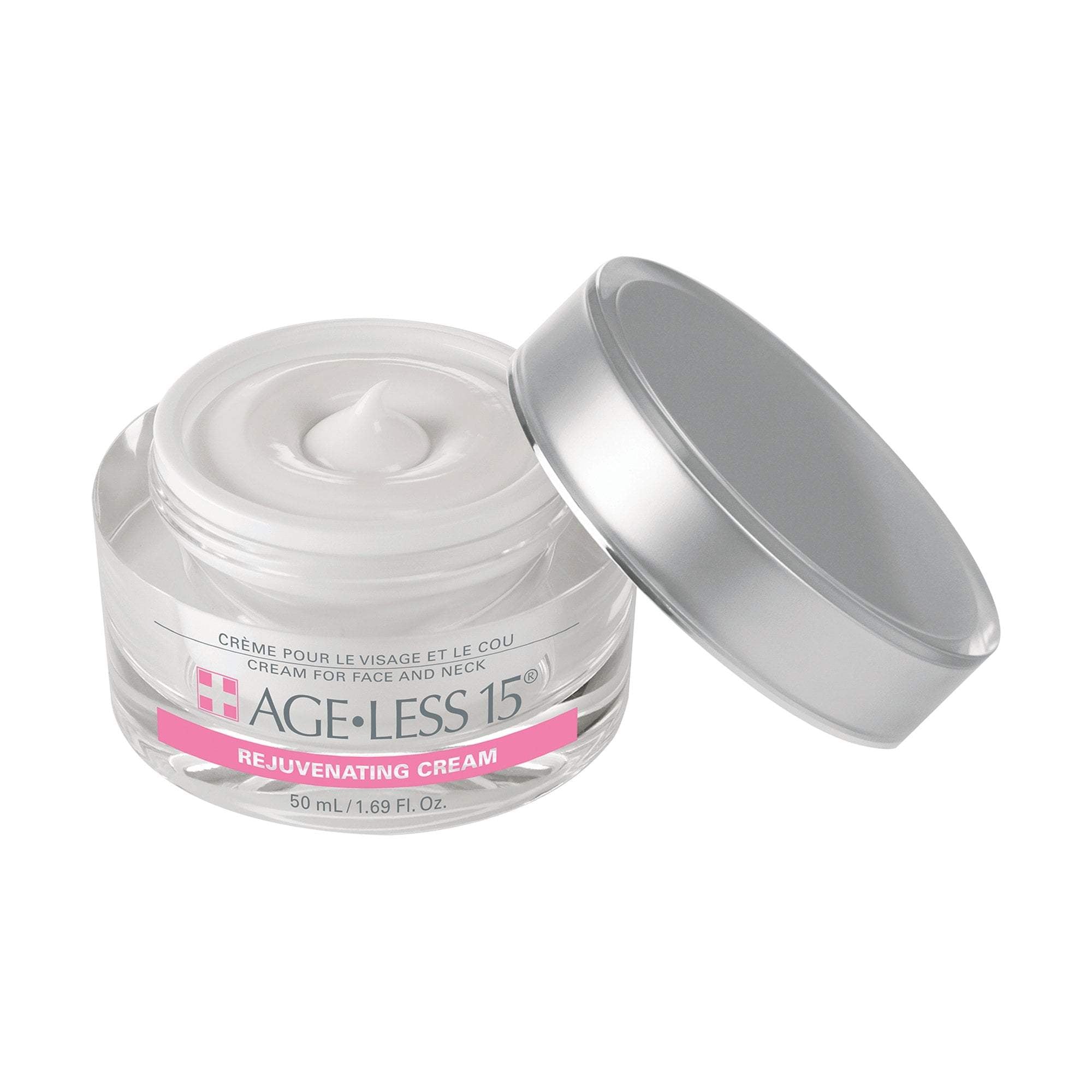 Cellex C Age•Less 15 Rejuvenating Face & Neck Cream - 1.69 fl oz Anti-Aging Moisturizer for Wrinkles & Fine Lines - Perfect for Nighttime Skincare Routine & Daily Hydration