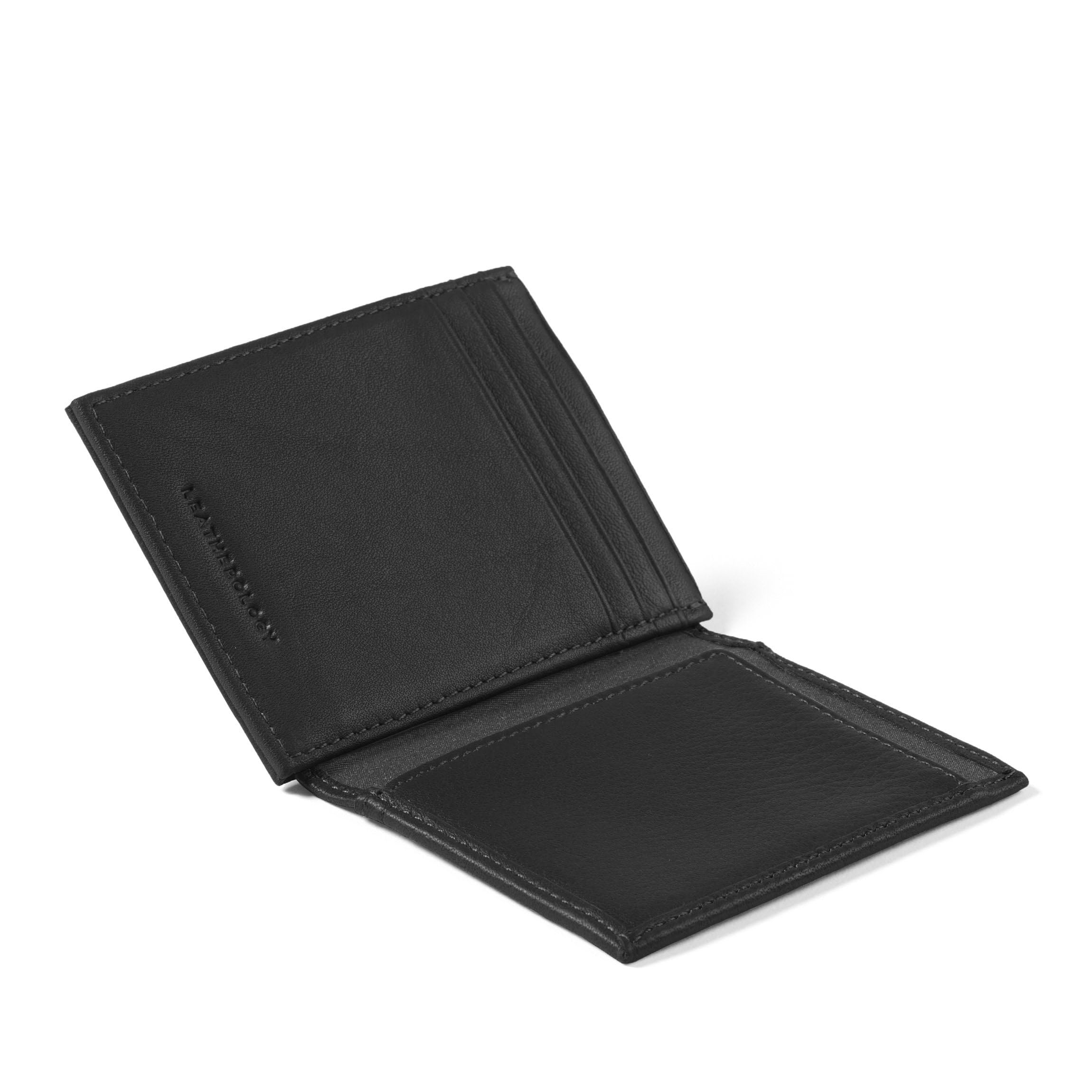 Premium Leather Money Clip Card Holder - RFID Blocking Slim Wallet for Men & Women | Perfect for Travel, Business & Everyday Use