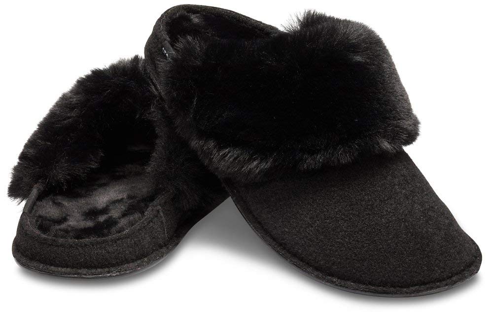 Crocs Women's Classic Luxe Slippers - Comfortable Memory Foam House Shoes for Women - Perfect for Indoor, Lounge & Relaxation at Home