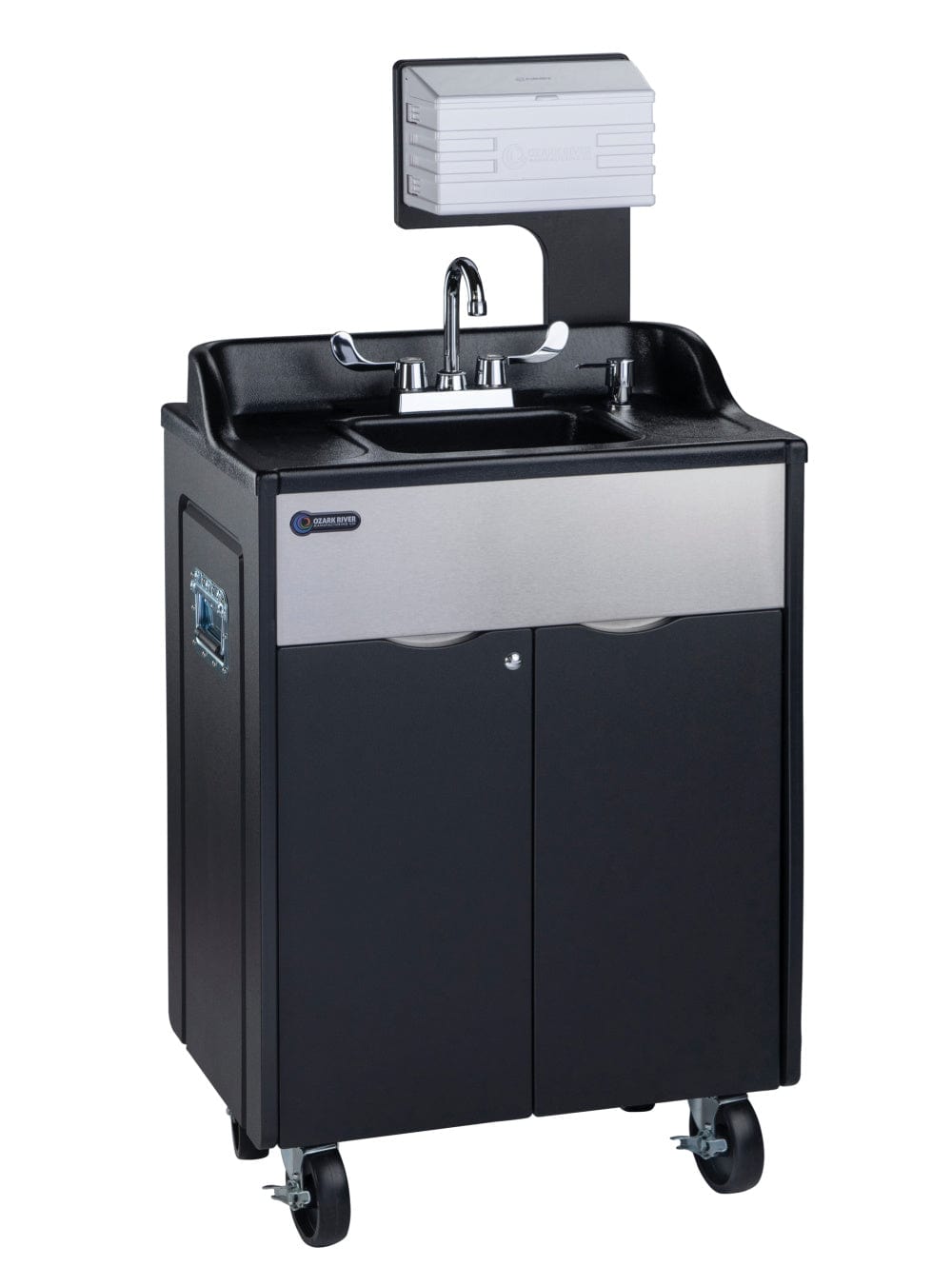 Ozark River Titan Pro 1 Black Portable Sink - Compact & Lightweight for Camping, RV Travel, Outdoor Adventures & Emergency Preparedness