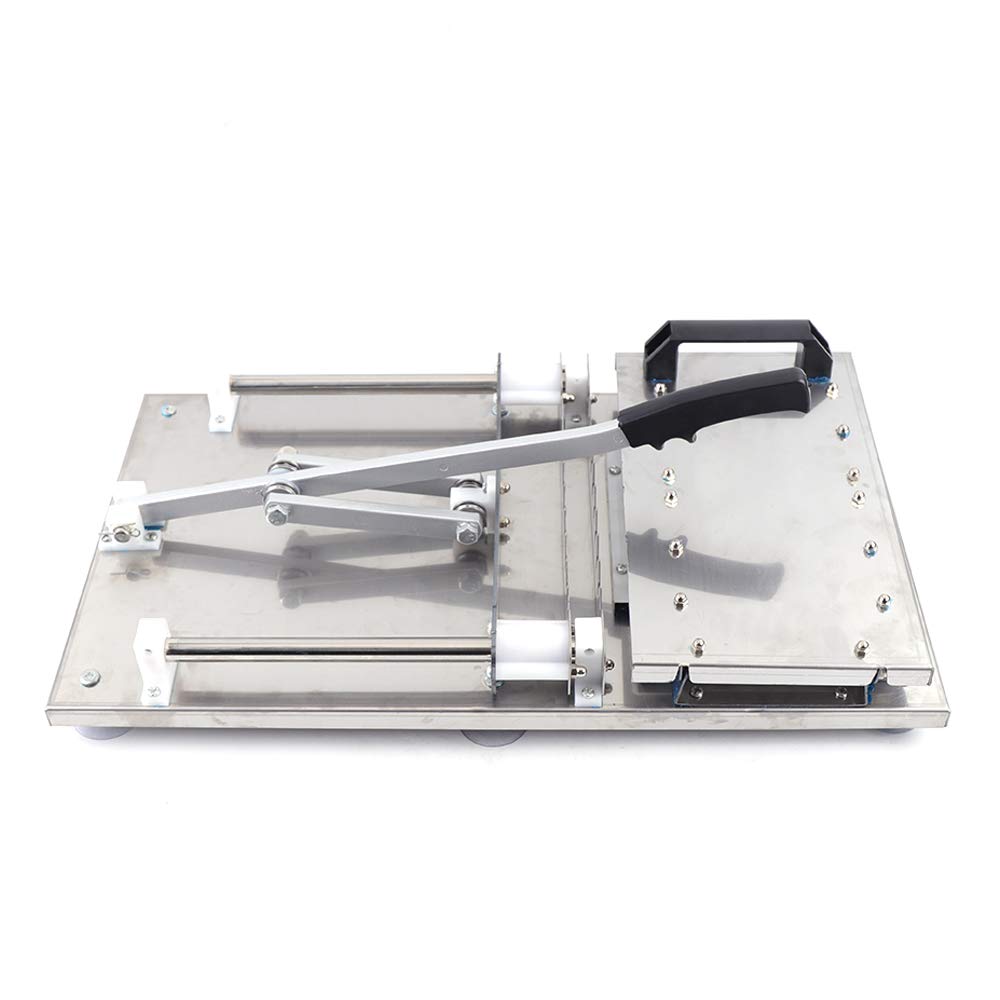 TBVECHI Manual Meat Skewer Machine - Kebab Maker for Lamb, Beef & Chicken - BBQ Bamboo Skewer & Satay String Making Tool for Home Cooking, Party Grilling & Outdoor Camping