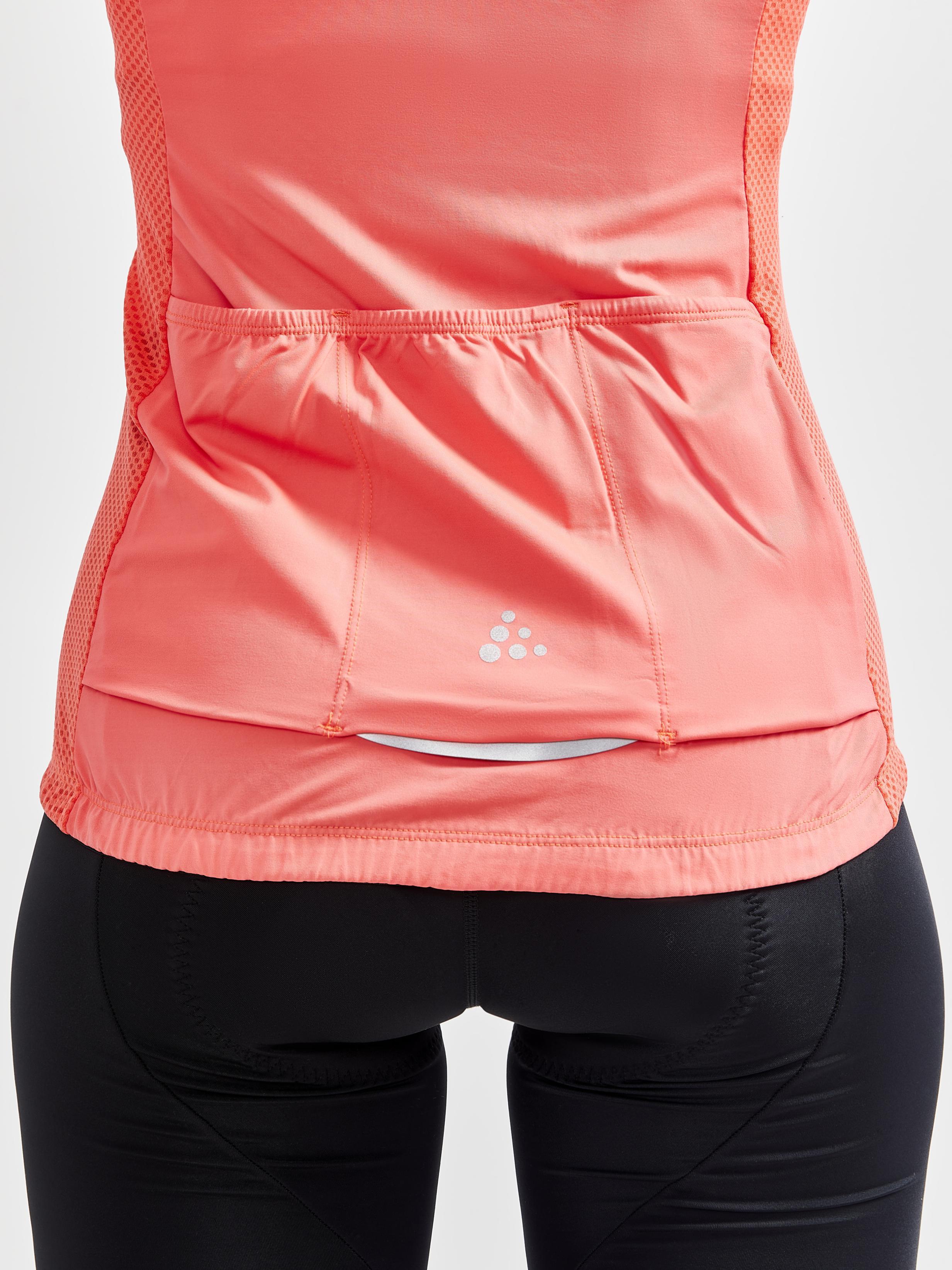 Women's Advanced Endurance Lumen Cycling Jersey - High Visibility Reflective Bike Shirt for Night Riding & Outdoor Sports