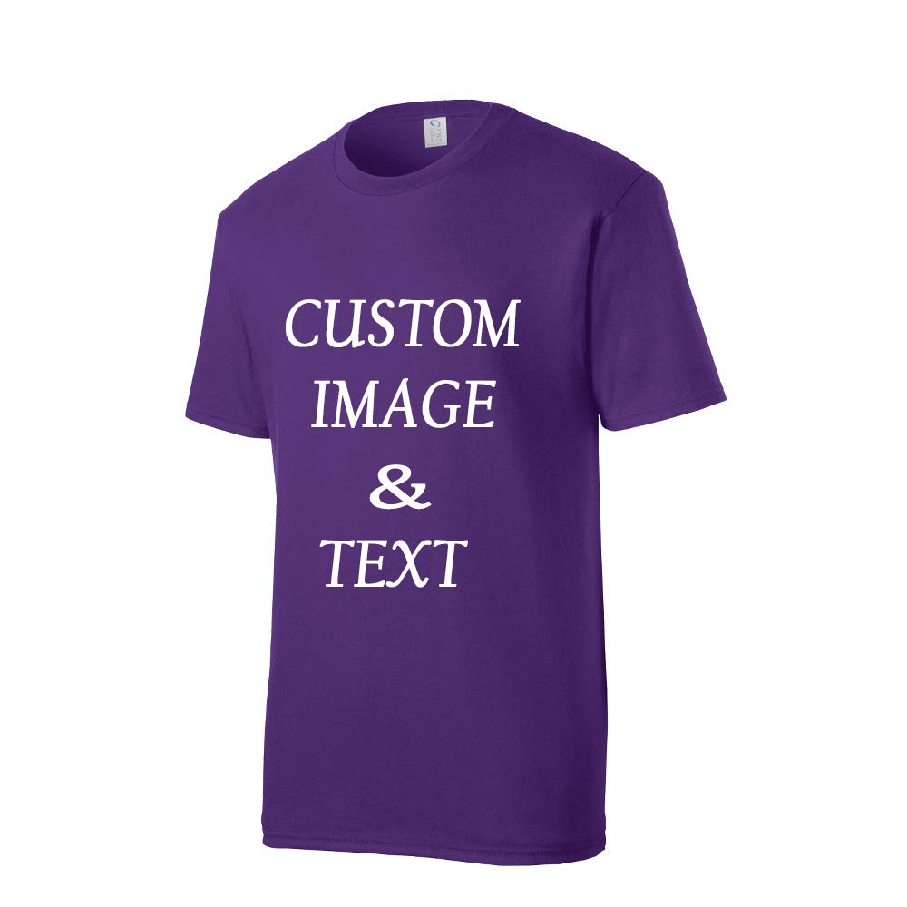 Custom Personalized T-Shirt - Upload Your Photos & Text - Unique Custom Gifts for Men & Women - Perfect for Birthdays, Anniversaries & Special Events