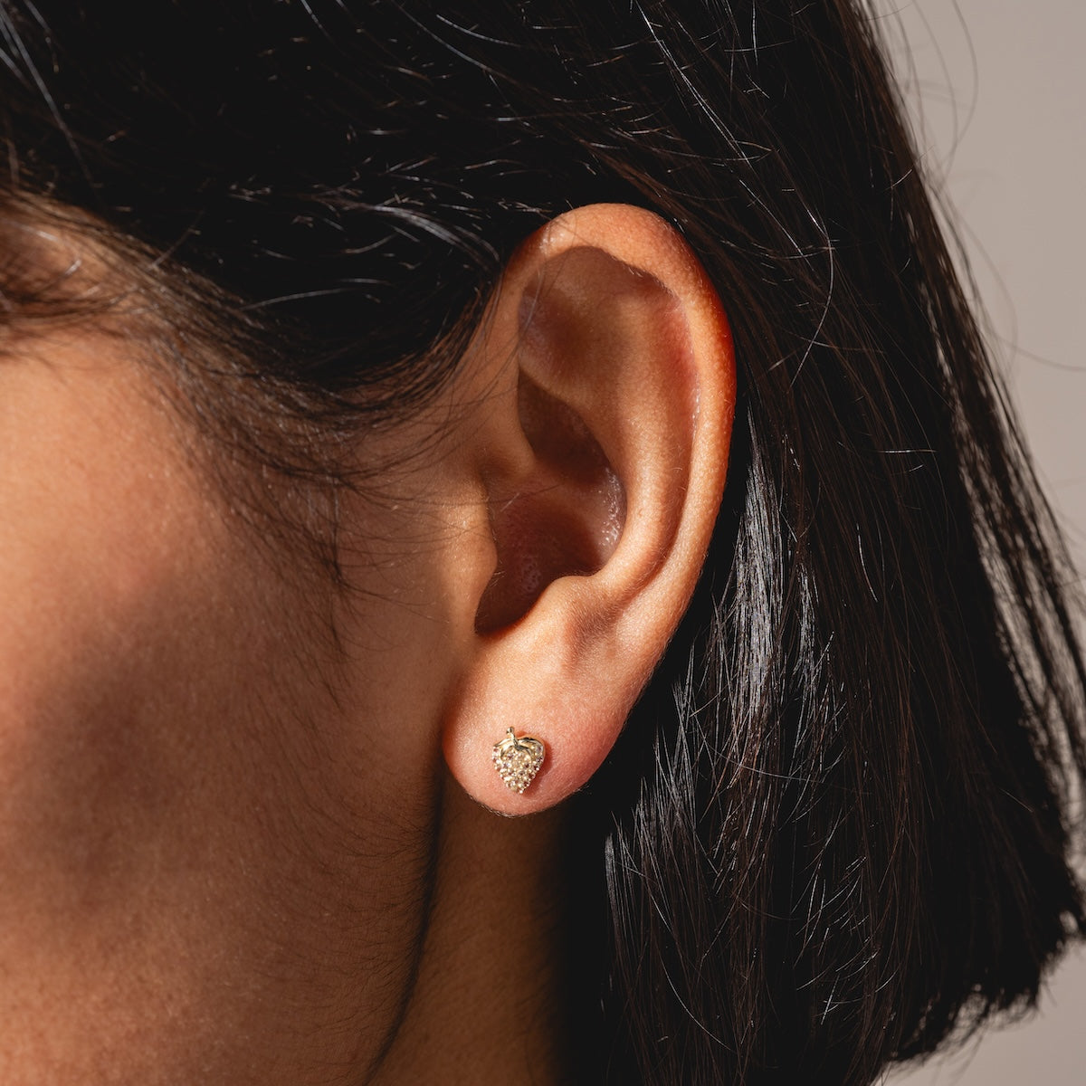 Solid Gold Flat Back Studs Earrings for Women - Hypoallergenic & Tarnish-Free - Perfect for Daily Wear, Parties & Gifts