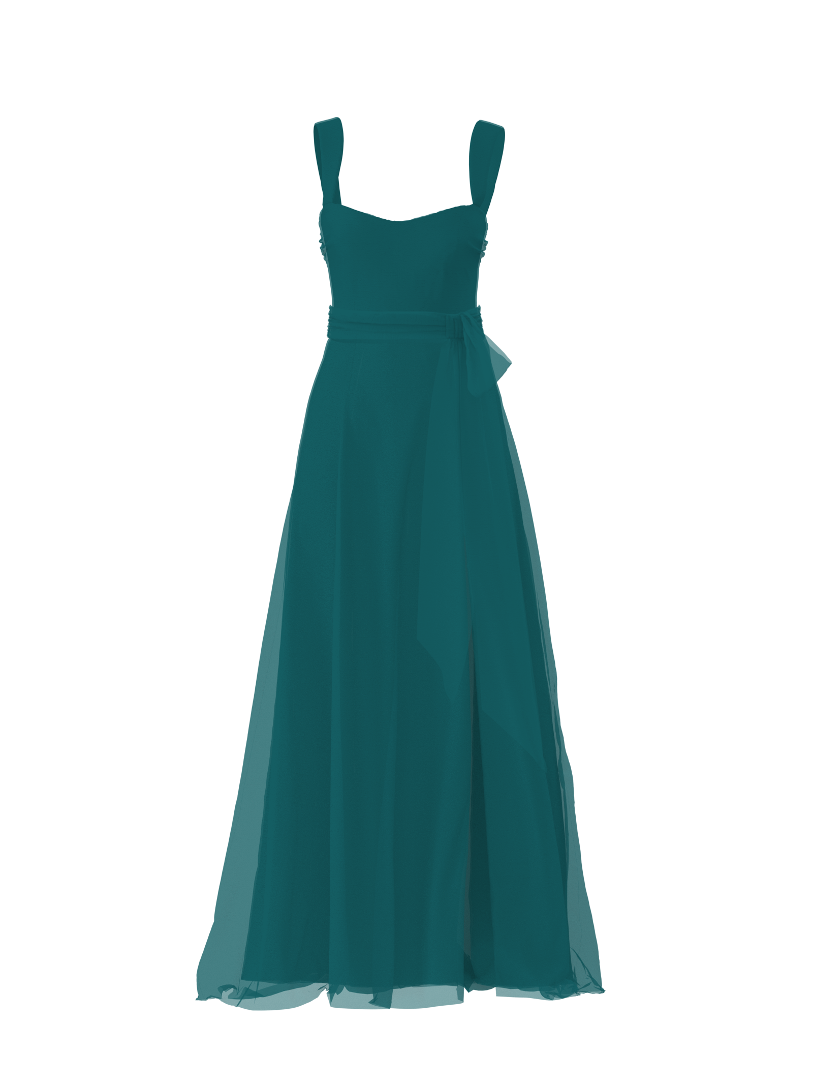 Alexis Bodice & Arabella Skirt Set with Sash Belt in Lagoon - Perfect for Weddings, Parties, and Special Occasions