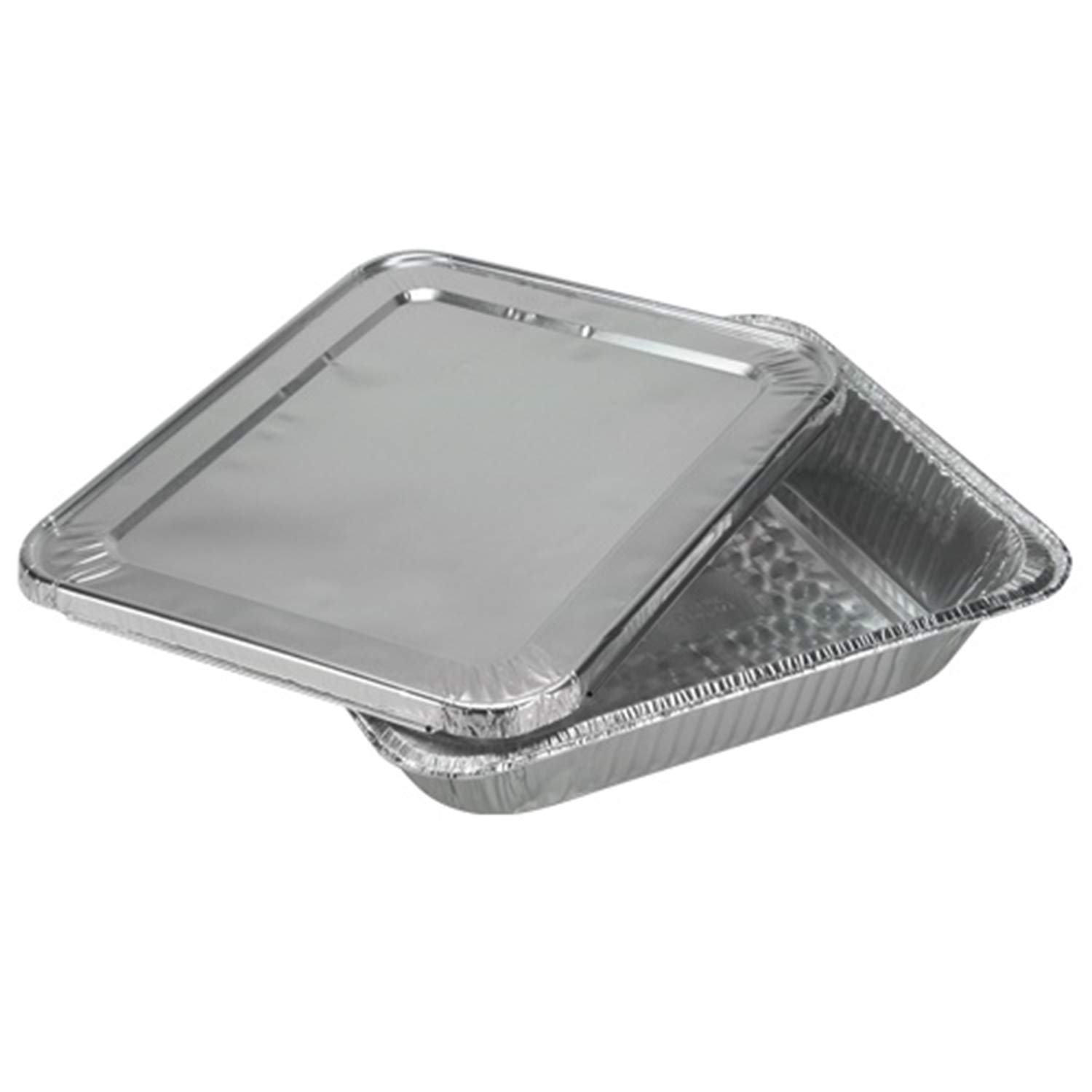 Tiger Chef Aluminum Foil Pans - 40 Pack 9x13 Inch Disposable Freezer & Oven Safe Containers with Lids for Takeout, Baking, Cooking, Food Storage & Freezing | Perfect for Meal Prep, Party Catering & Leftovers