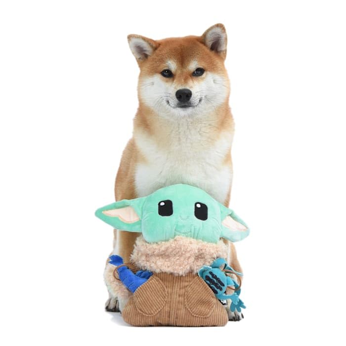 **Star Wars The Mandalorian Baby Yoda Plush Dog Toy - 9