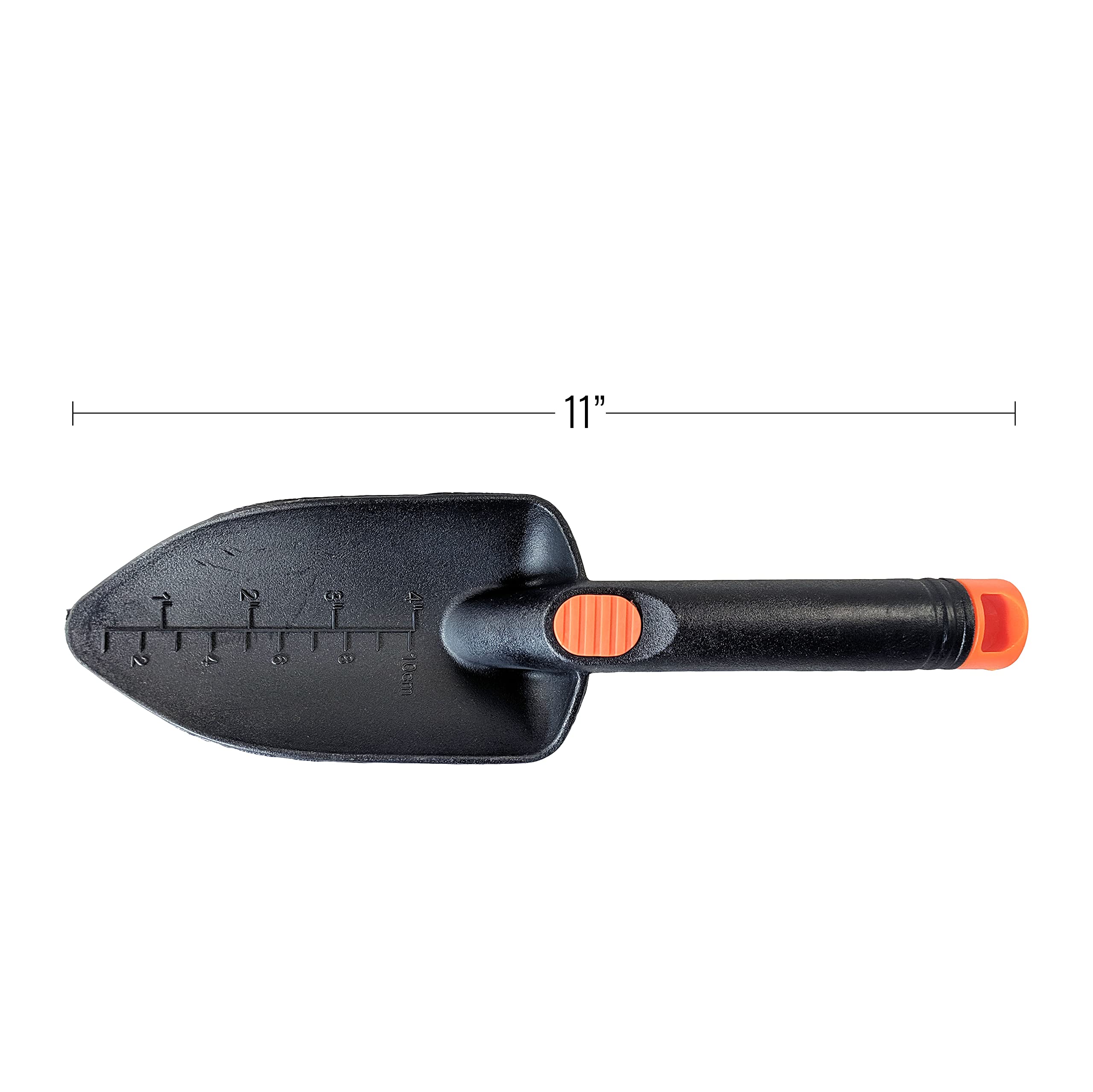 ASR Outdoor Pin Pointer Metal Detecting Hand Trowel Shovel with Depth Markers - 11 Inch Digging Tool for Treasure Hunting, Archaeology & Gardening