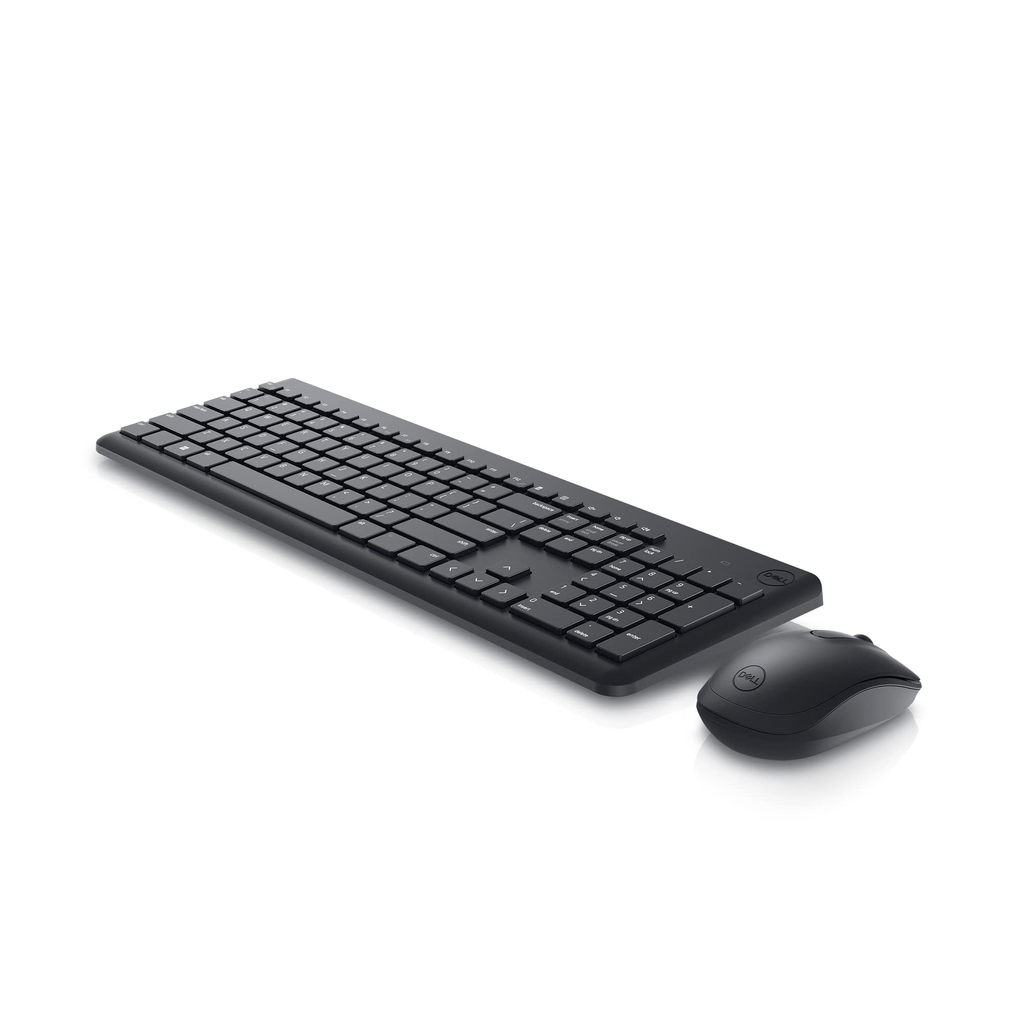 Dell KM3322W Wireless Keyboard and Mouse Combo - 2.4GHz USB Receiver, Quiet Typing, Ergonomic Design for Home & Office Use - Perfect for Work, Gaming, and Everyday Computing