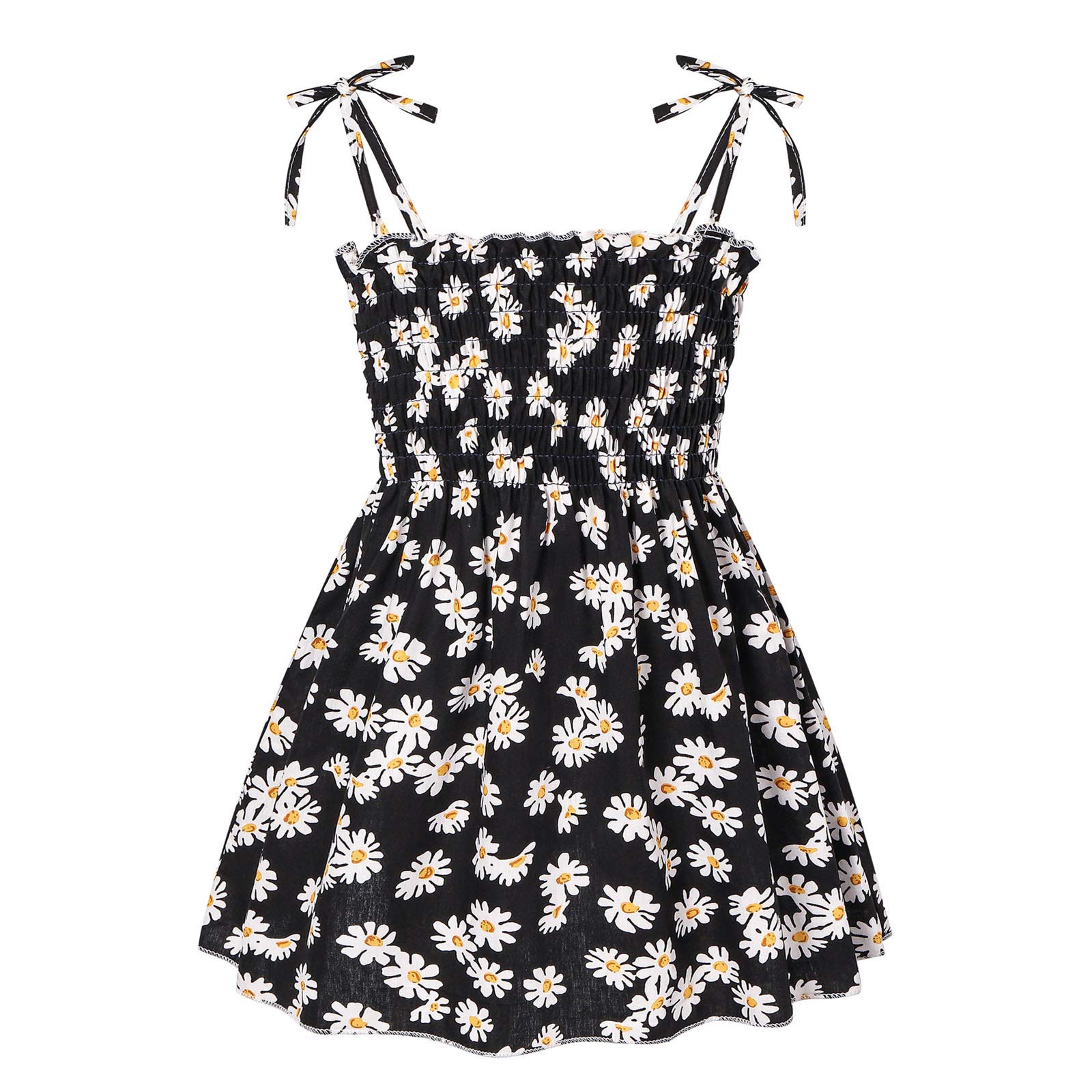 Toddler Boys & Girls Floral Daisy Slip Dress - Cute Summer Beach Outfit for Kids | Perfect for Vacation, Photo Shoots & Playdates