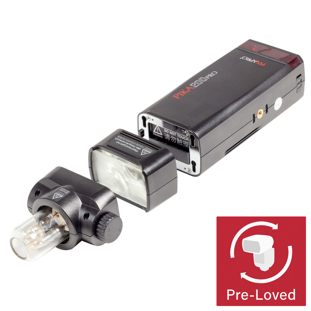 PIKA200Pro Freeze Motion Studio LED Flash Gun (AD200Pro) - Professional Photography Lighting for Portraits, Product Shots & Events
