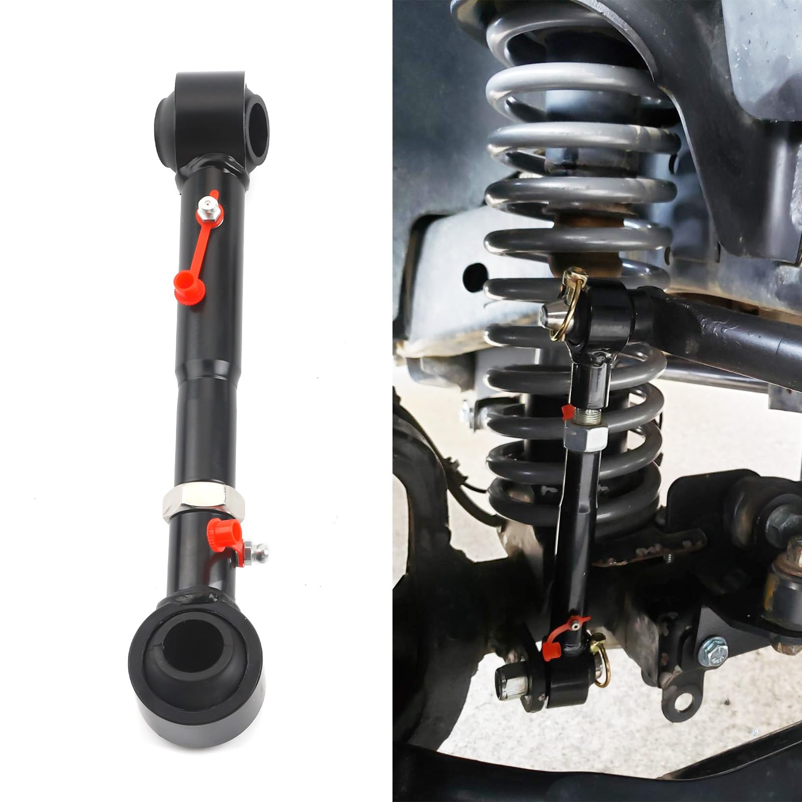 Jeep Wrangler TJ & Cherokee XJ Quick Disconnect Sway Bar Links - Compatible with 1998-2006 Jeep Wrangler TJ & 1984-2001 Cherokee XJ - Adjustable 2.5