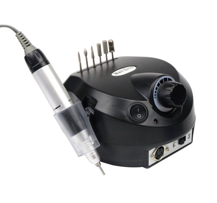 Professional 35000RPM Electric Nail Drill Machine for Manicure & Pedicure - High Speed Nail Art File Grinder with Sanding Tips & Polish Kit - Perfect for Salon, Home Use & DIY Nail Care