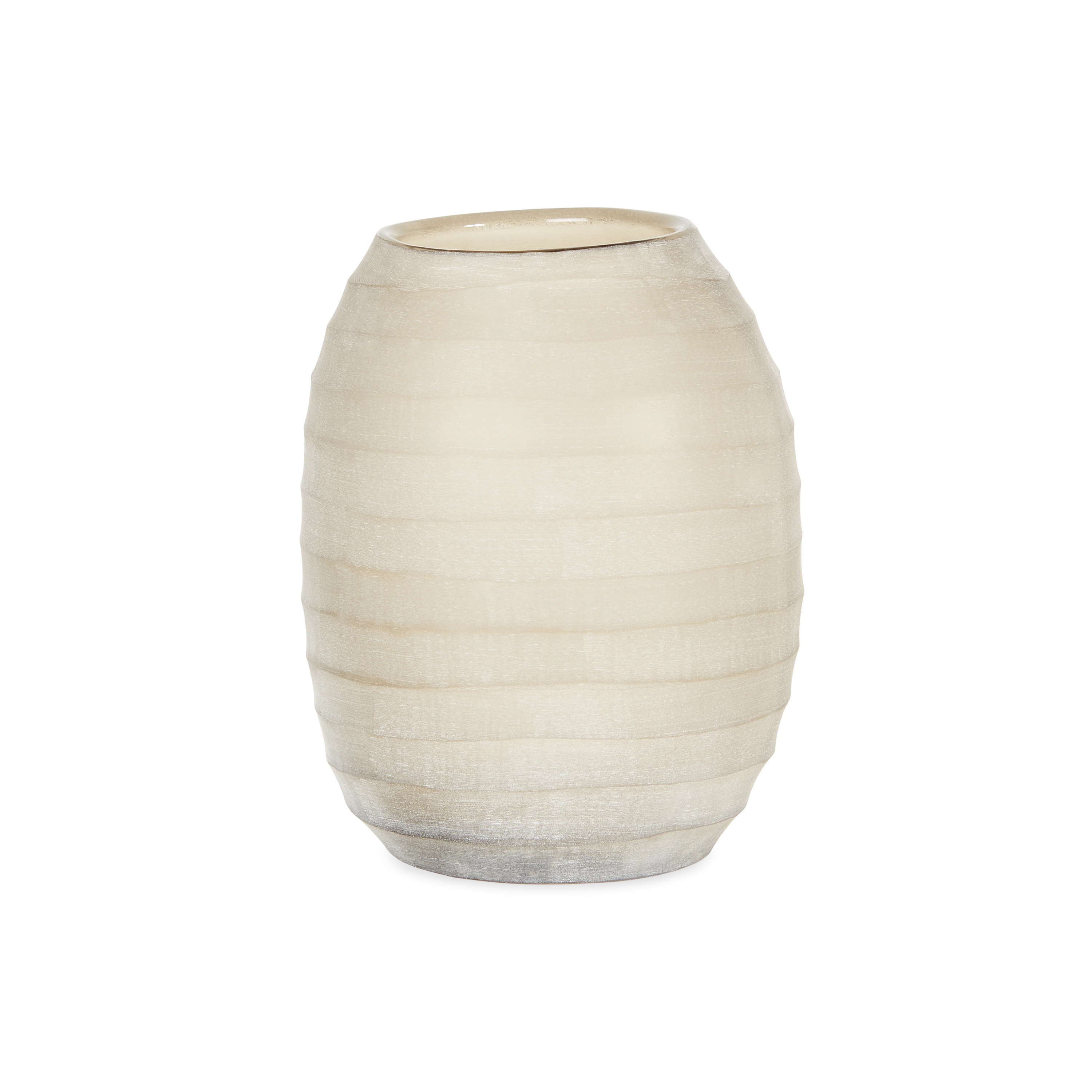 Handmade Carved Glass Vase - Elegant Home Decor for Centerpieces, Wedding, and Living Room Decorations