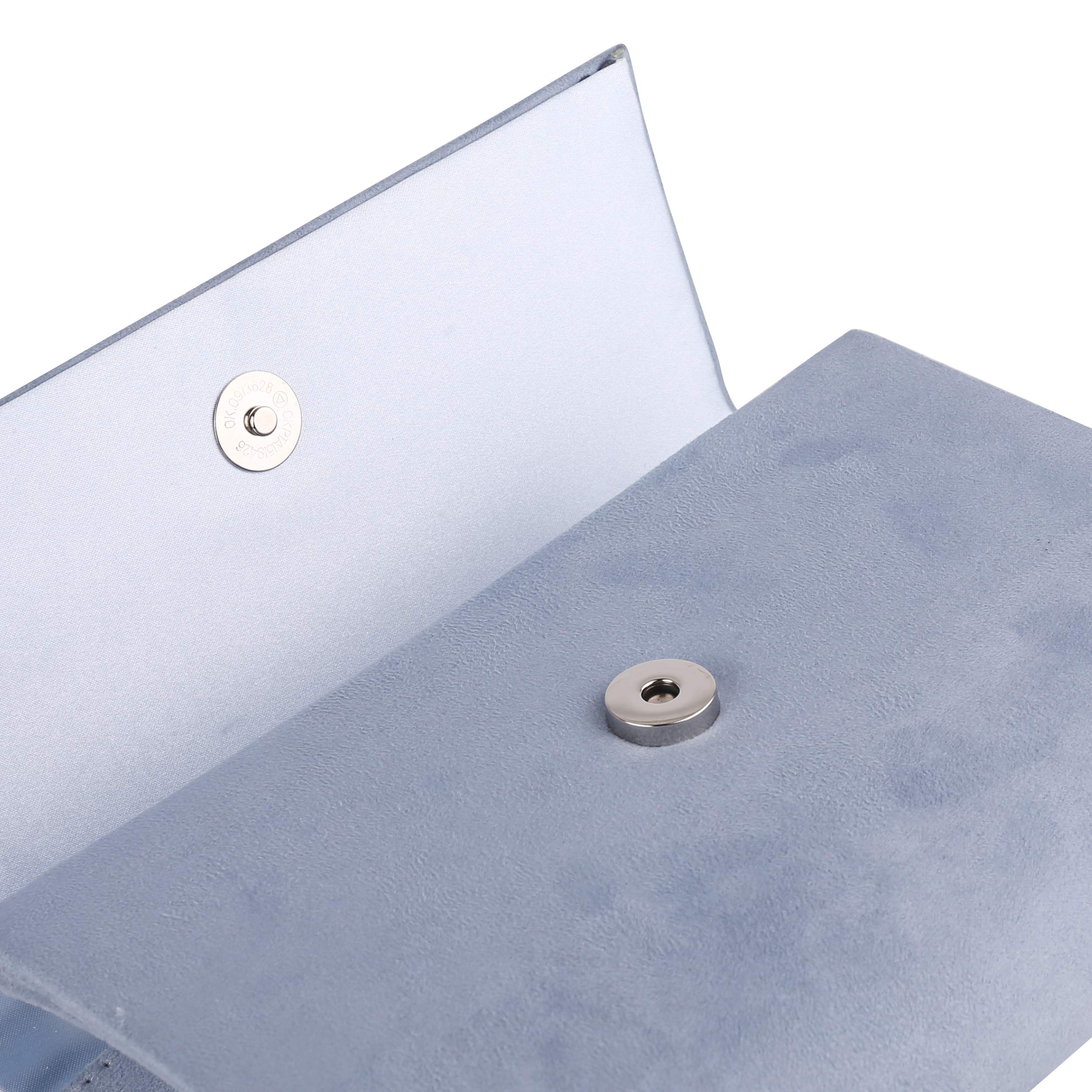 Elegant Women's Suede Evening Clutch Purse with Chain Strap - Perfect for Prom Night, Bridal Wedding & Formal Events
