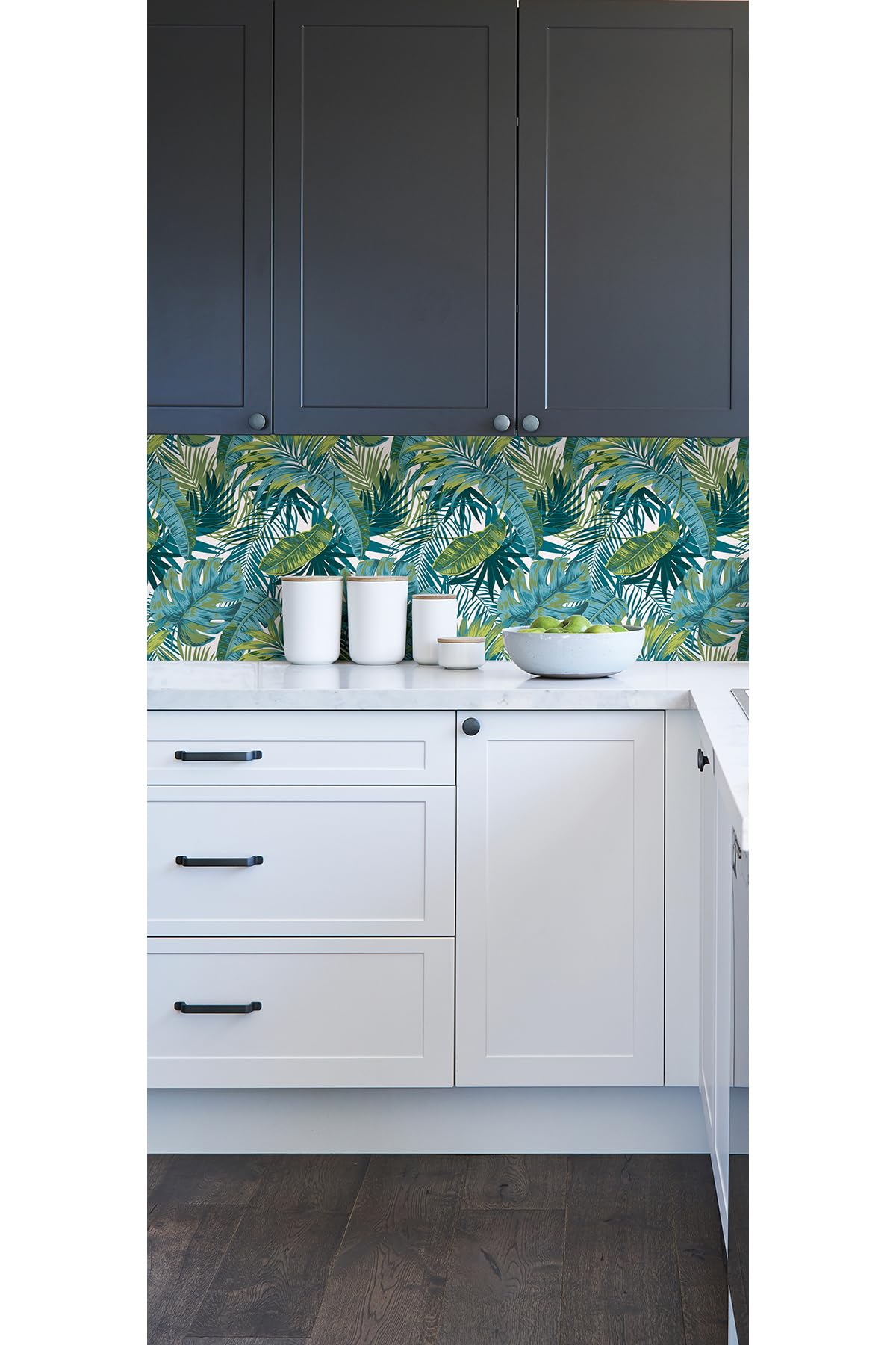 Bangalow Tropical Palm Peel and Stick Wallpaper - Self-Adhesive Removable Wallpaper for Home Decor, Bedroom, Living Room, Nursery - Easy to Install Tropical Leaf Design