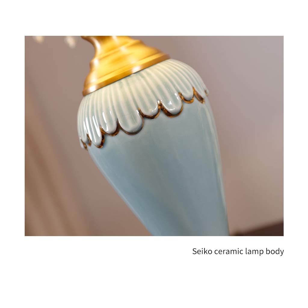 Modern Ceramic Copper Desk Lamp - Elegant Table Lamp for Living Room, Bedroom & Nightstand - Perfect for Reading, Relaxing & Home Decor